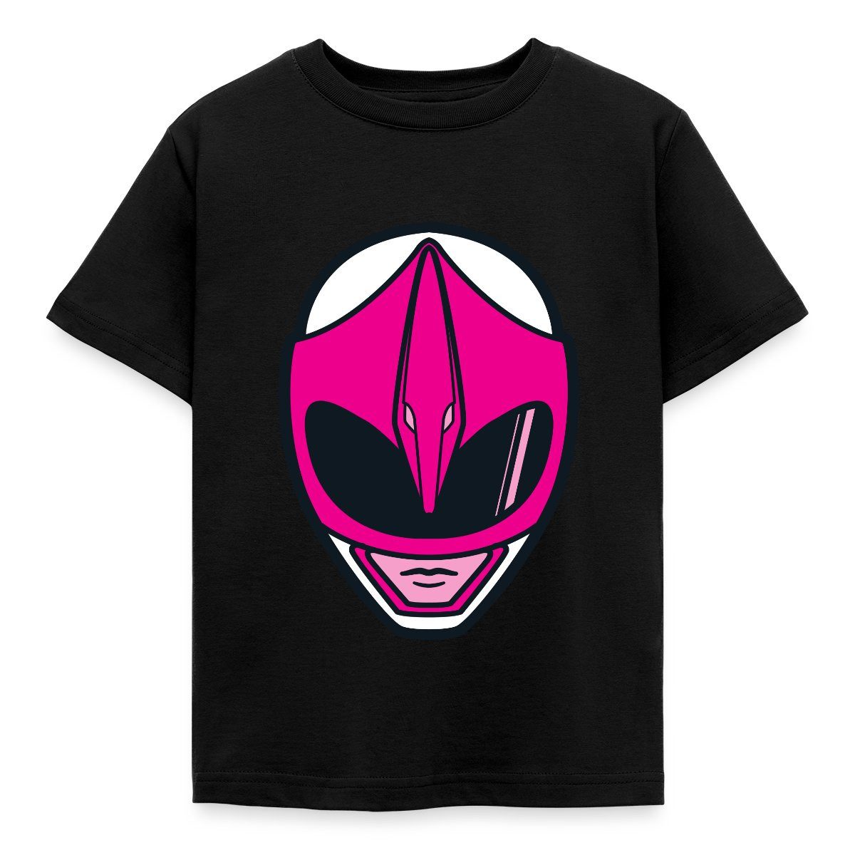 Spreadshirt T-Shirt Power Rangers Pinker Ranger Helm Kinder T-Shirt (1-tlg)