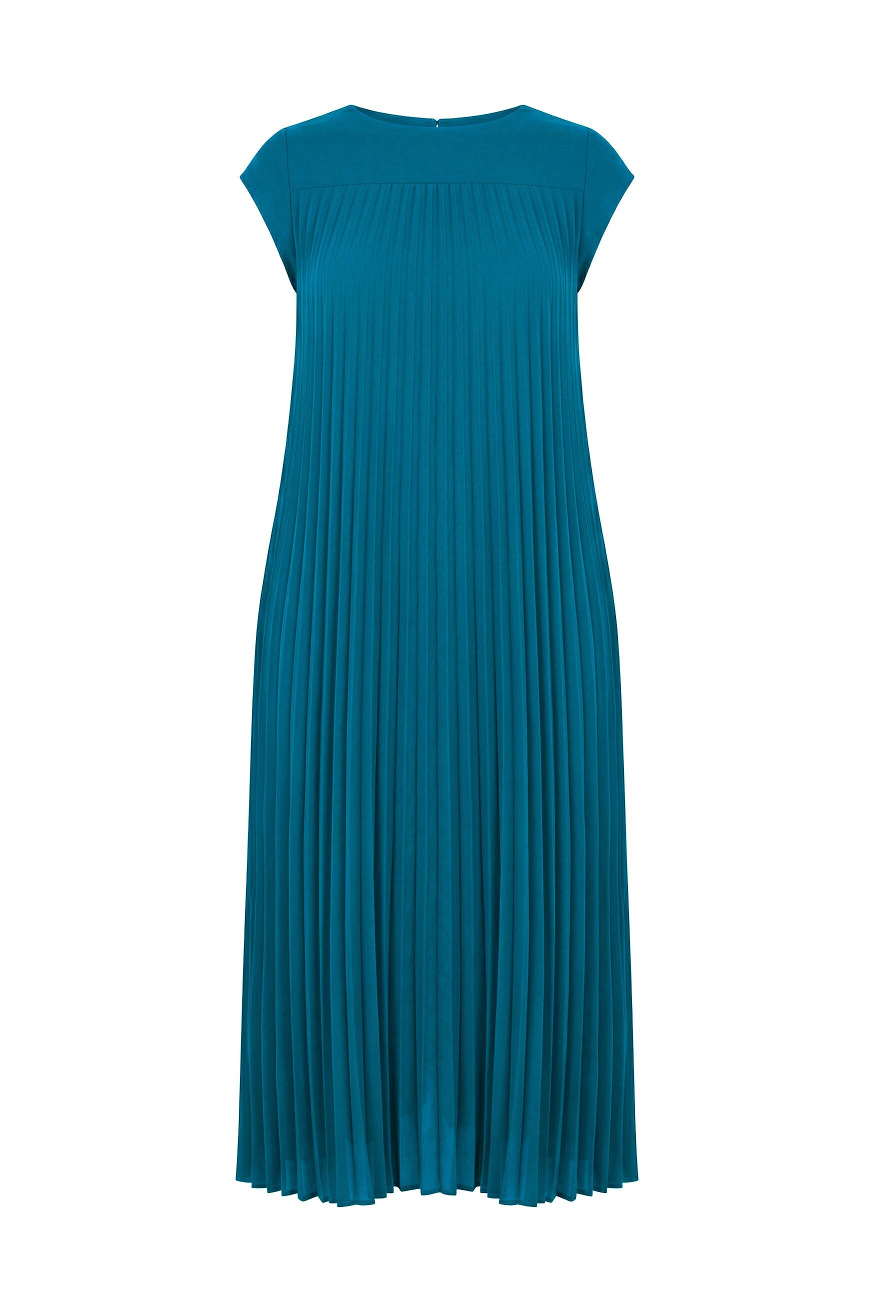 Jerseykleid Plissee-Kleid Plissee-Mix ärmellos