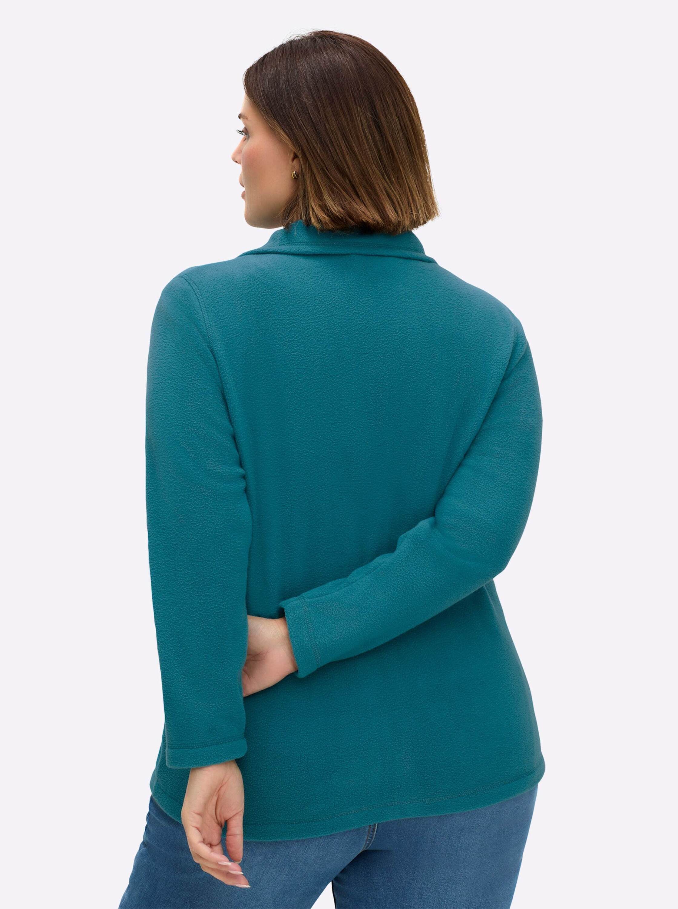 Sieh an! Fleecejacke Fleece-Jacke Langarm günstig online kaufen