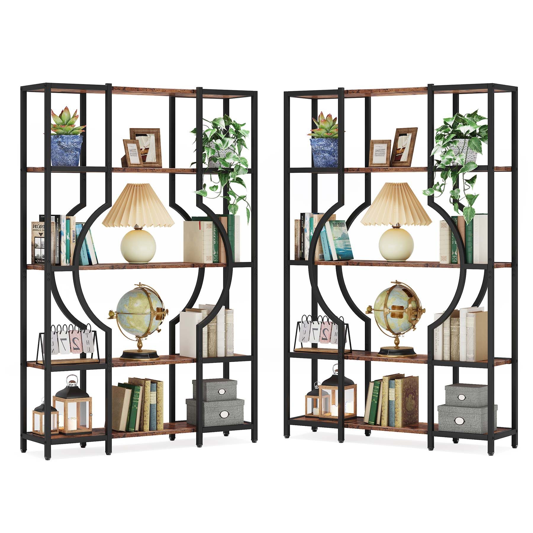 Tribesigns Bücherregal 176cm Hoch Standregal, Freistehende 12 offene Regale günstig online kaufen