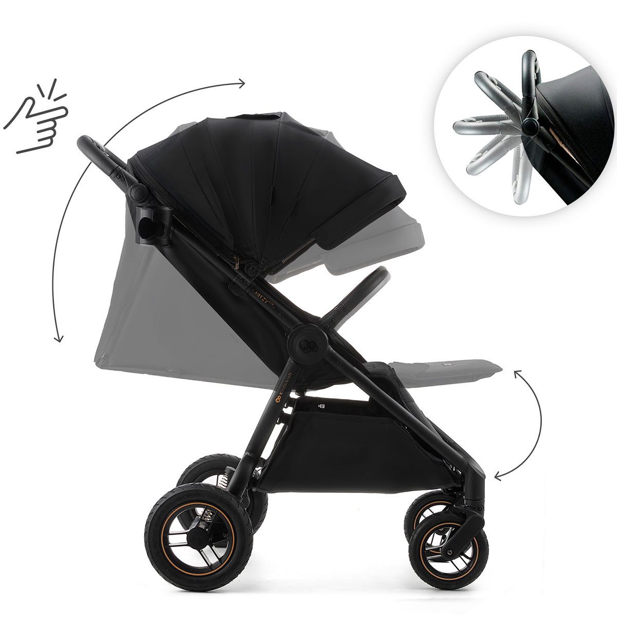 Kinderkraft Sportbuggy MITZY AIR Ink Black