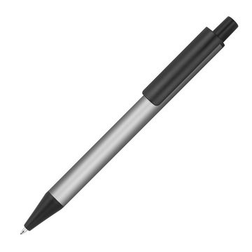 Livepac Office Kugelschreiber 10 Kugelschreiber aus Metall / Farbe: metallic silber