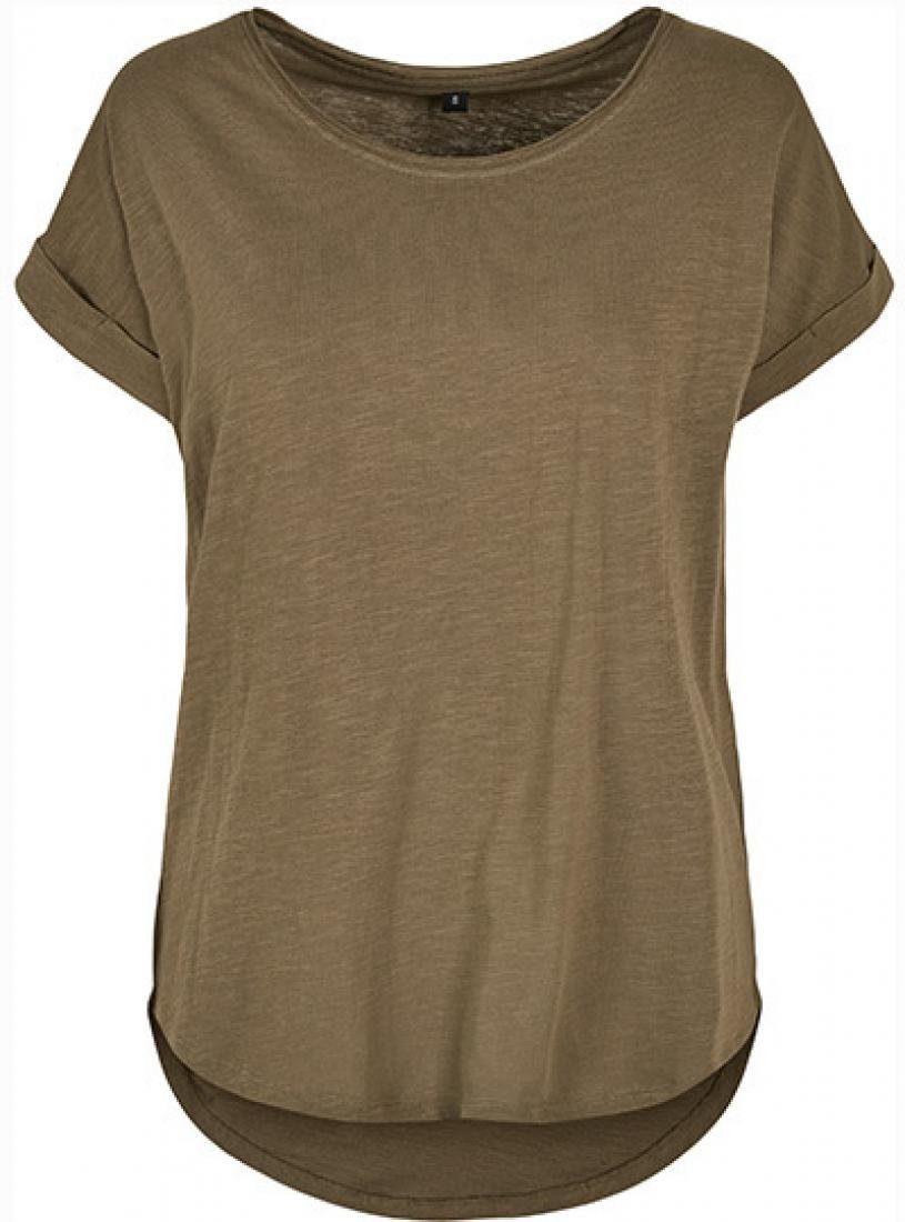 Build Your Brand Rundhalsshirt Damen Long günstig online kaufen