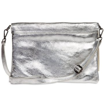 Caspar Clutch Caspar TL770 große Damen Metallic Leder Clutch Tasche Abendtasche