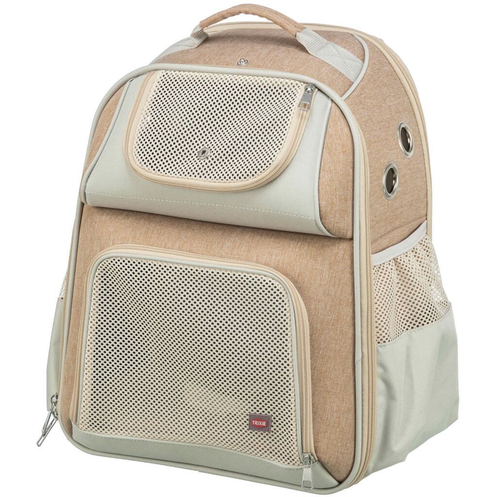 TRIXIE Tiertransporttasche Rucksack Willow - beige/braun - 38 × 25 × 45 cm