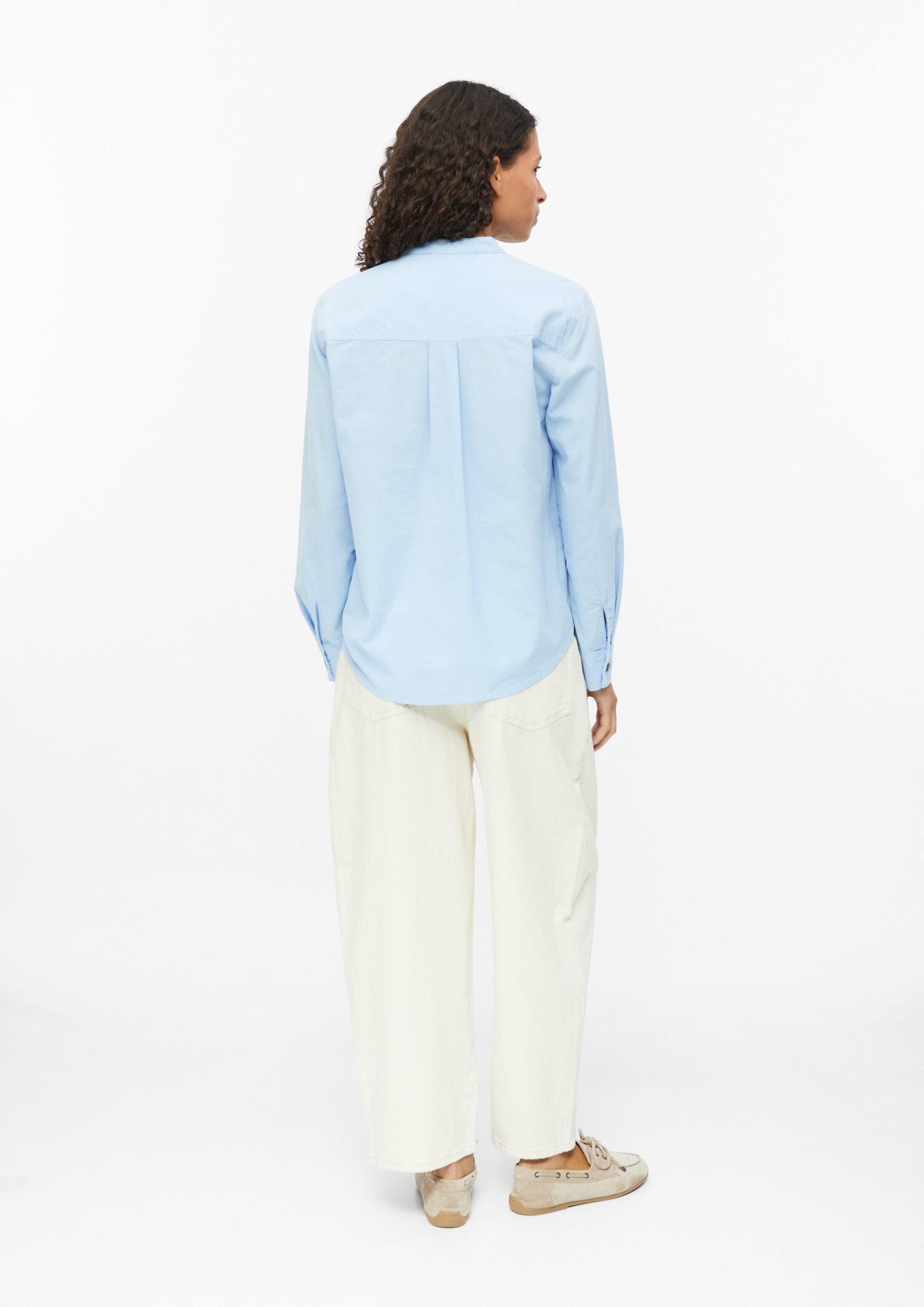 s.Oliver Langarmbluse Bluse Feincord-Bluse mit Stehkragen – Bild 3 von 5