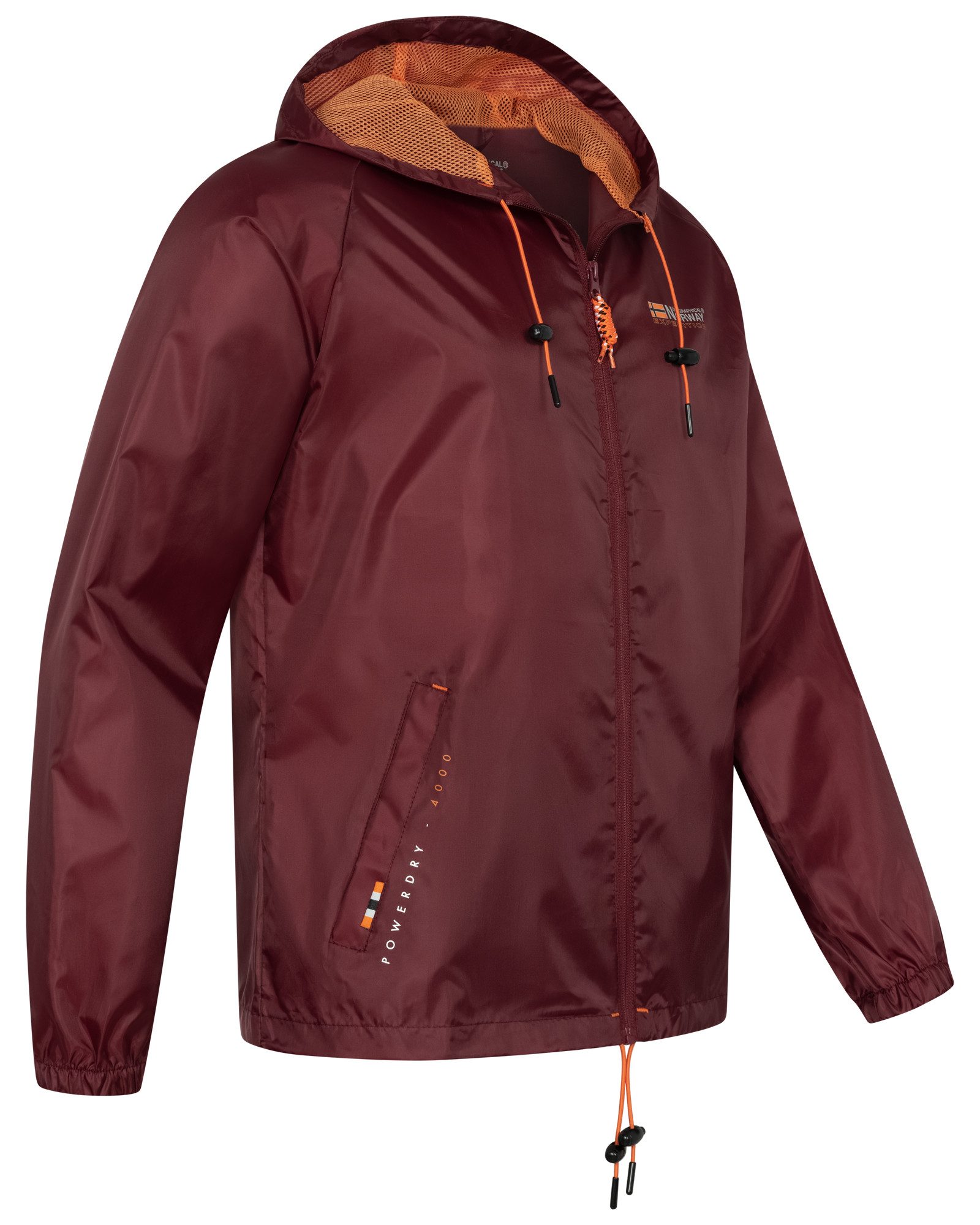 Geographical Norway Regenjacke Herren Regen Jacke Outdoor Windbreaker Sport Übergangs sehr leicht