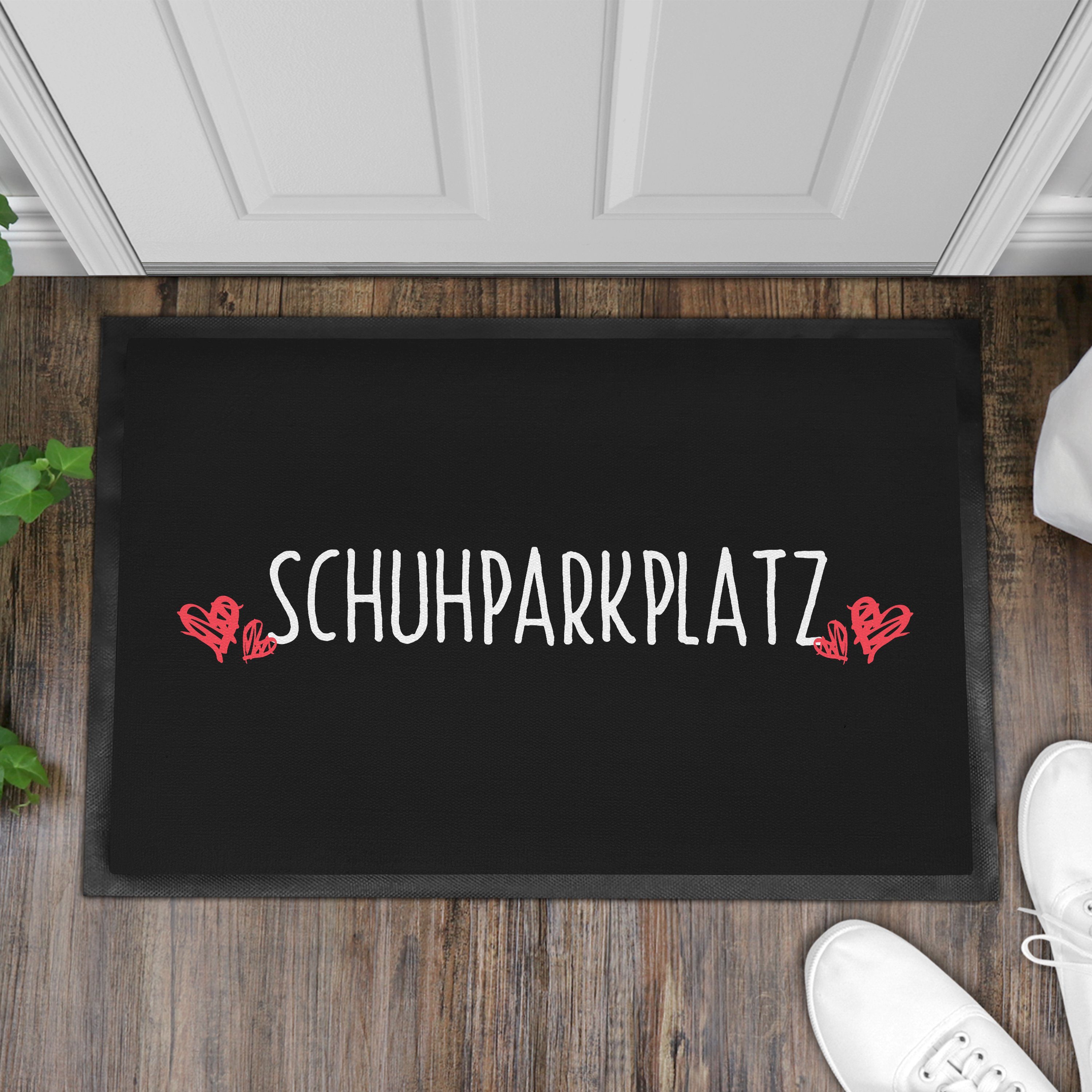 Trendation Fußmatte Schuhparkplatz Lustige Fußmatte Geschenk Fussmatte mit günstig online kaufen