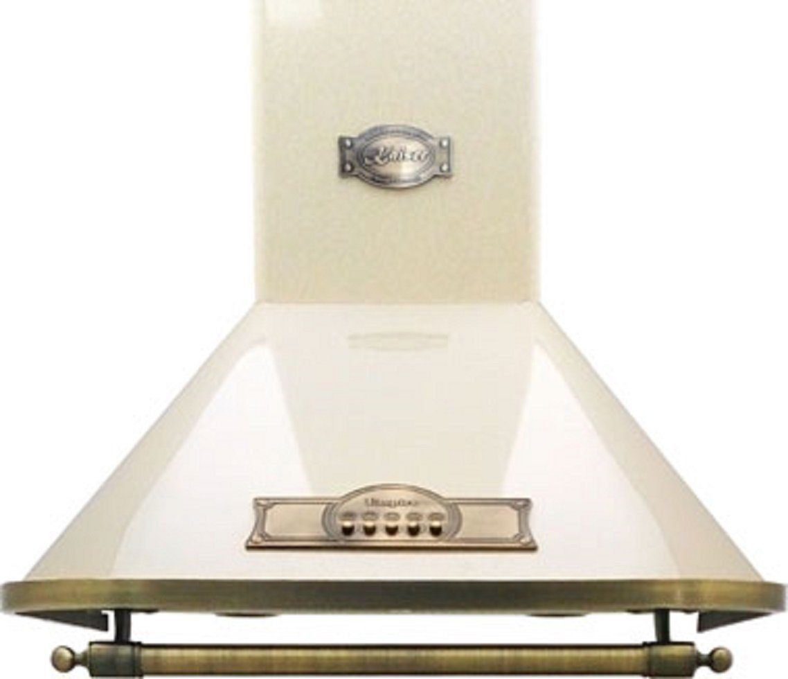 Kaiser Küchengeräte Wandhaube Dunstabzugshaube 60 cm A 6315 ElfEm ECO Elfenbein Serie Empire Dunstabzugshaube 60 cm A 6315 ElfEm ECO Elfenbein, Exklusive Designer Retro Abzugshaube 910 m³/h