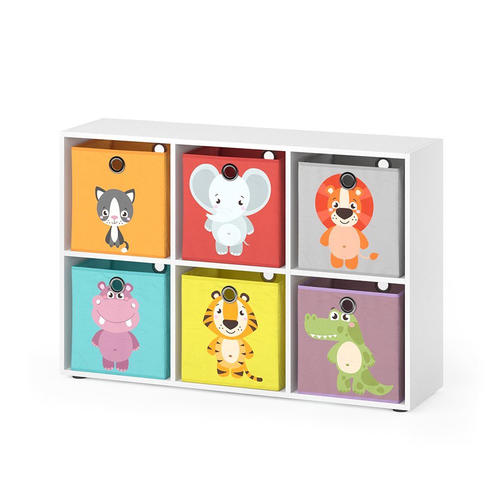 Vicco Bücherregal, Weiß, 107.2 x 72.6 günstig online kaufen