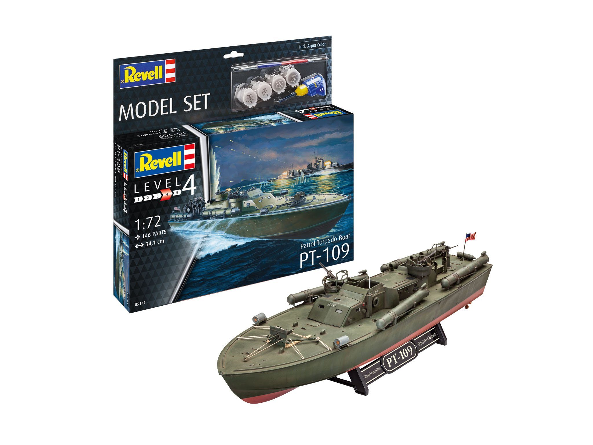 Revell® Modellbausatz Revell 65147 Bausatz Patrol Torpedo Boat PT-109 1: