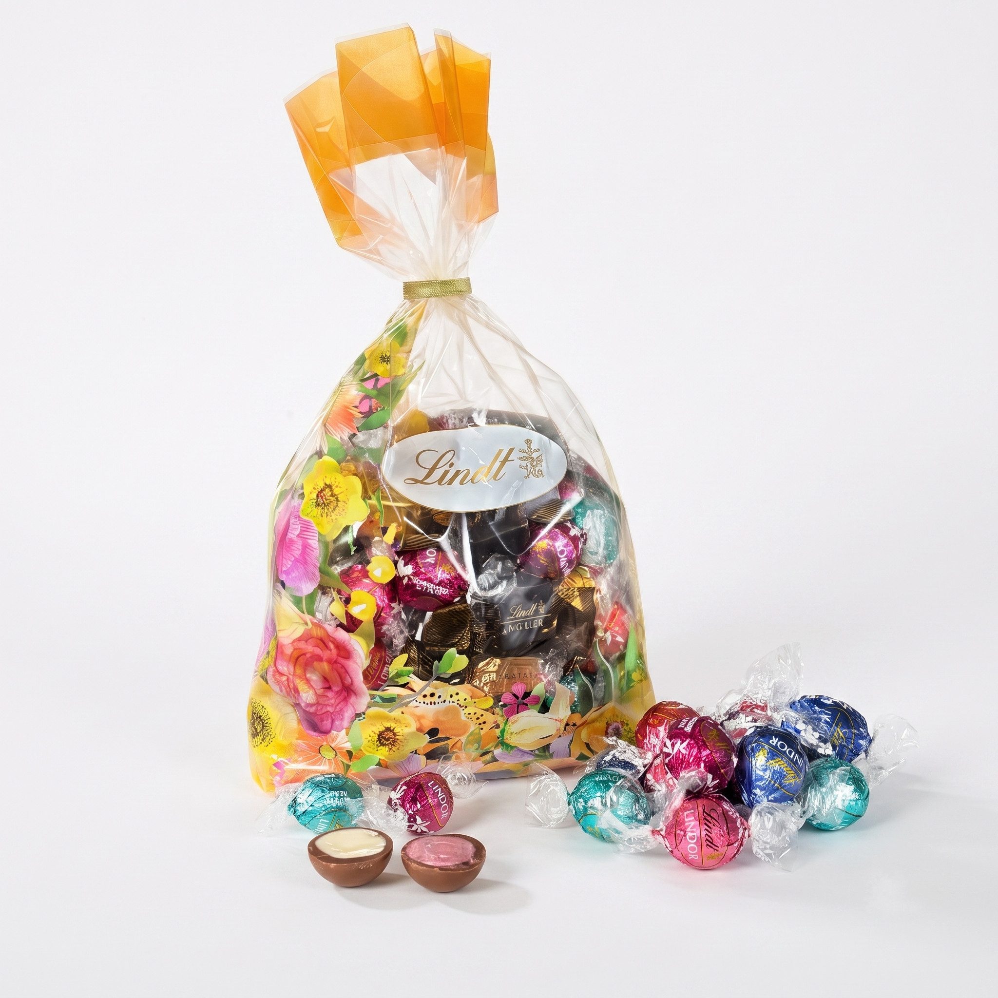 LINDT Schokolade 1018g Frühjahrstraum Pralinen Mischung 82 Stk Schokolade Beutel, 1 x 1018 g, 1 St.