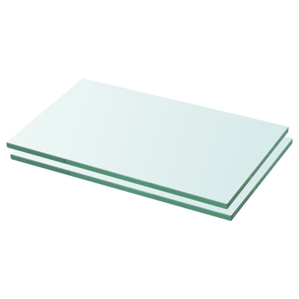 vidaXL Regal Regalböden 2 Stk. Glas günstig online kaufen