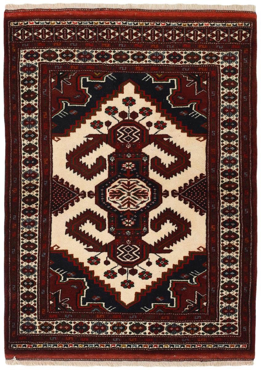 Orientteppich Höhe: rechteckig, Orientteppich 6 Nain / Turkaman 87x121 Handgeknüpfter mm Perserteppich, Trading,