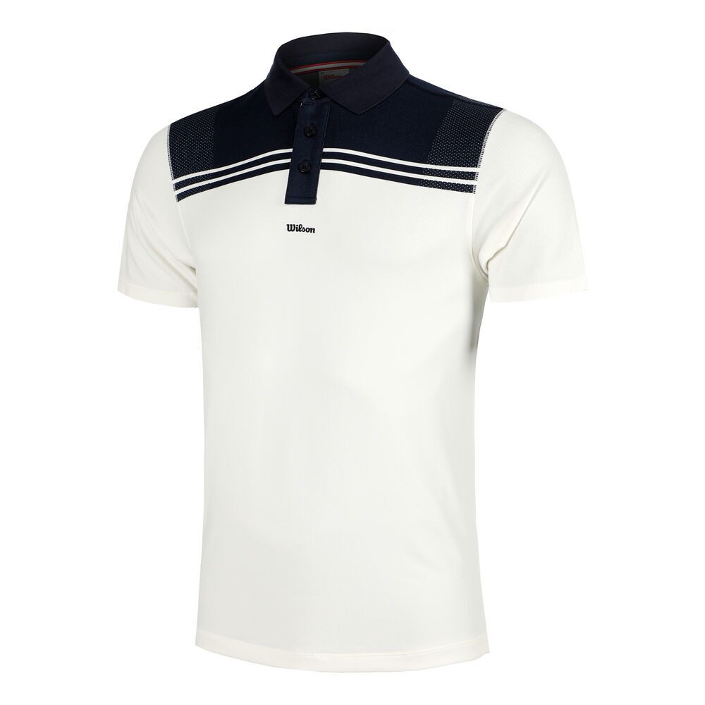 Wilson Poloshirt M All Seasons Stripe Classic Navy/Sandrift Stripe