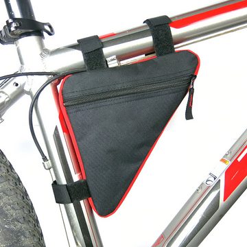 Retoo Fahrradtasche Fahrrad Rahmentasche Oberrohr Dreieck Rahmen Tasche Fahrradtasche (Fahrradtasche, Benutzerhandbuch), Geräumig und funktional, Wasserdicht, Solide Verarbeitung