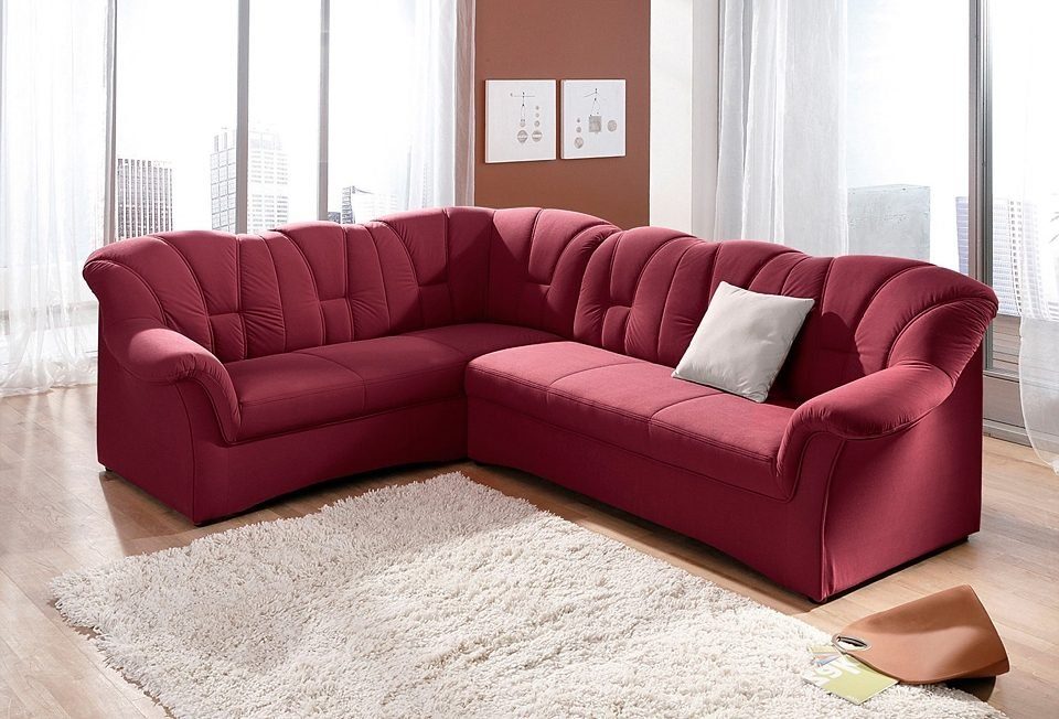 DOMO collection Ecksofa Papenburg B/T/H: 242/190/84 günstig online kaufen