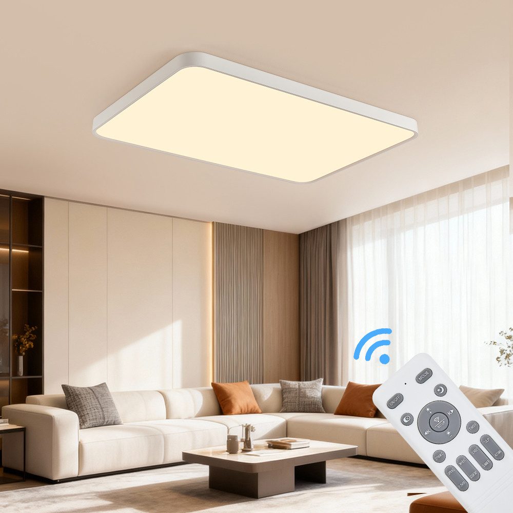 Eurotondisplay LED Deckenleuchte LED Deckenleuchte 698 RGBIC dynamische Himmel- & Naturlichteffekte, LED fest integriert, Warm bis Kaltweiß RGBIC, Lichtfarbe un – Bild 4 von 5