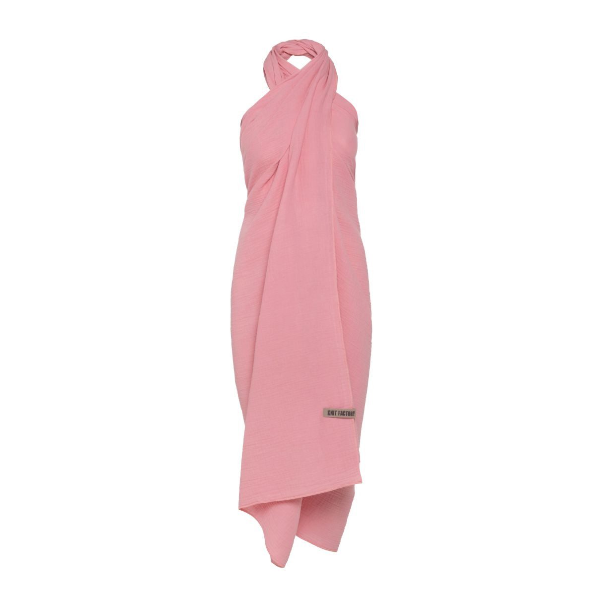 Knit Factory Pareo Liv Pareos 180x130 cm Glatt Rosa, Pareo Tuch Strandtuch Umhängetuch