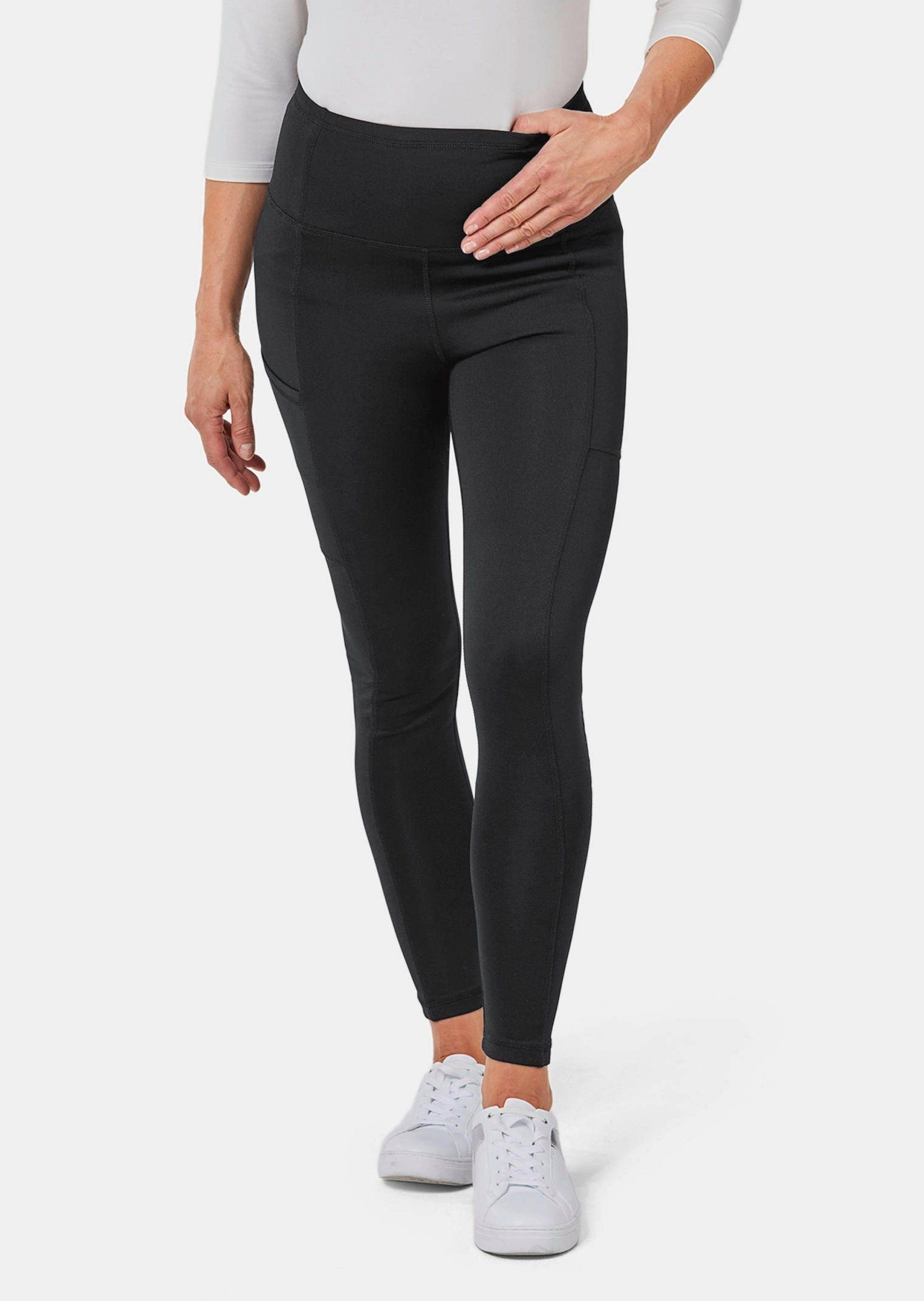 Figurformende Thermoleggings GOLDNER schwarz mit Leggings Shaping-Effekt