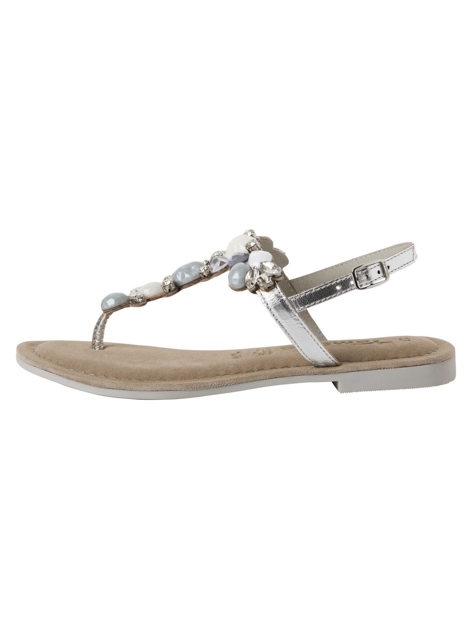 Tamaris TOUCH-IT mit Blockabsatz kein Absatz 1-28163-42 T-Strap-Sandale TOUCH-IT