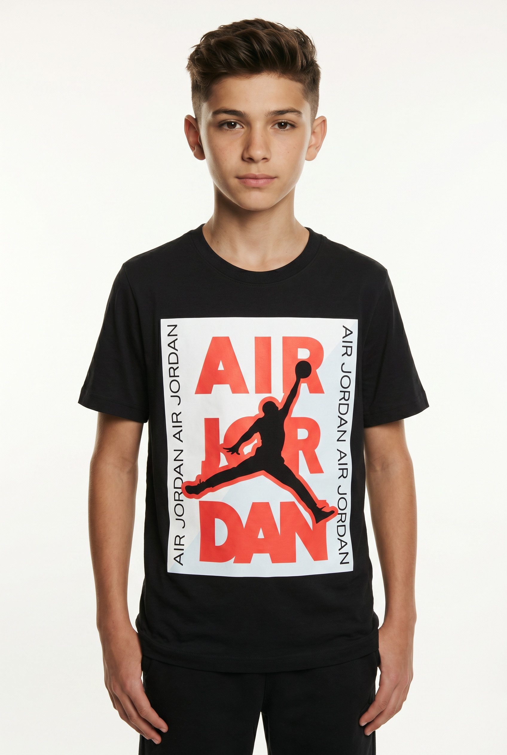 Jordan T-Shirt für Kids für Kinder und Jugendliche, sportlicher Stil, Kurzarmdesign