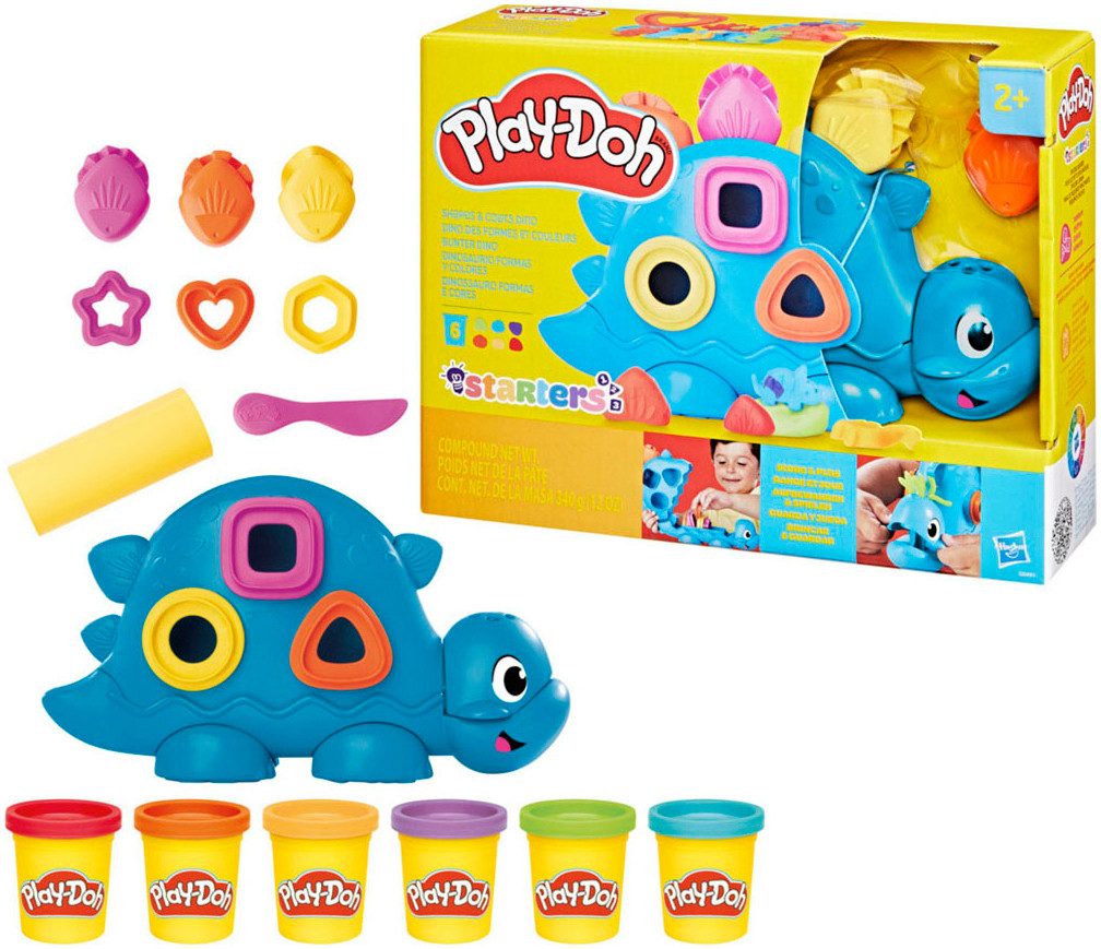 Hasbro Knetform-Set Play-Doh Starters Bunter Dino