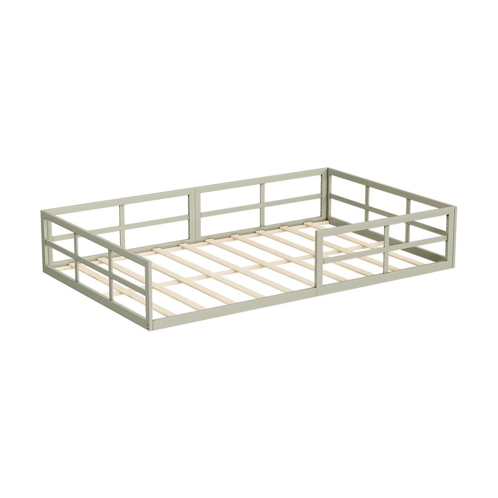 VitaliSpa® Kinderbett Minno, Greige, 205 x 125 cm ohne Matratze (1-tlg)