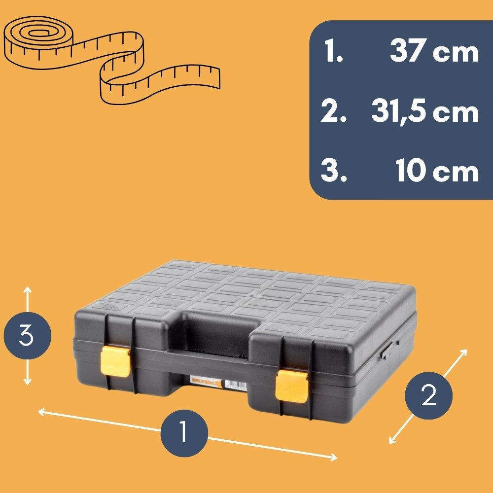 Thumbnail - GarPet Werkzeugkoffer Maschinenkoffer leer universal für Elektrowerkzeuge Schaumstoffeinlage