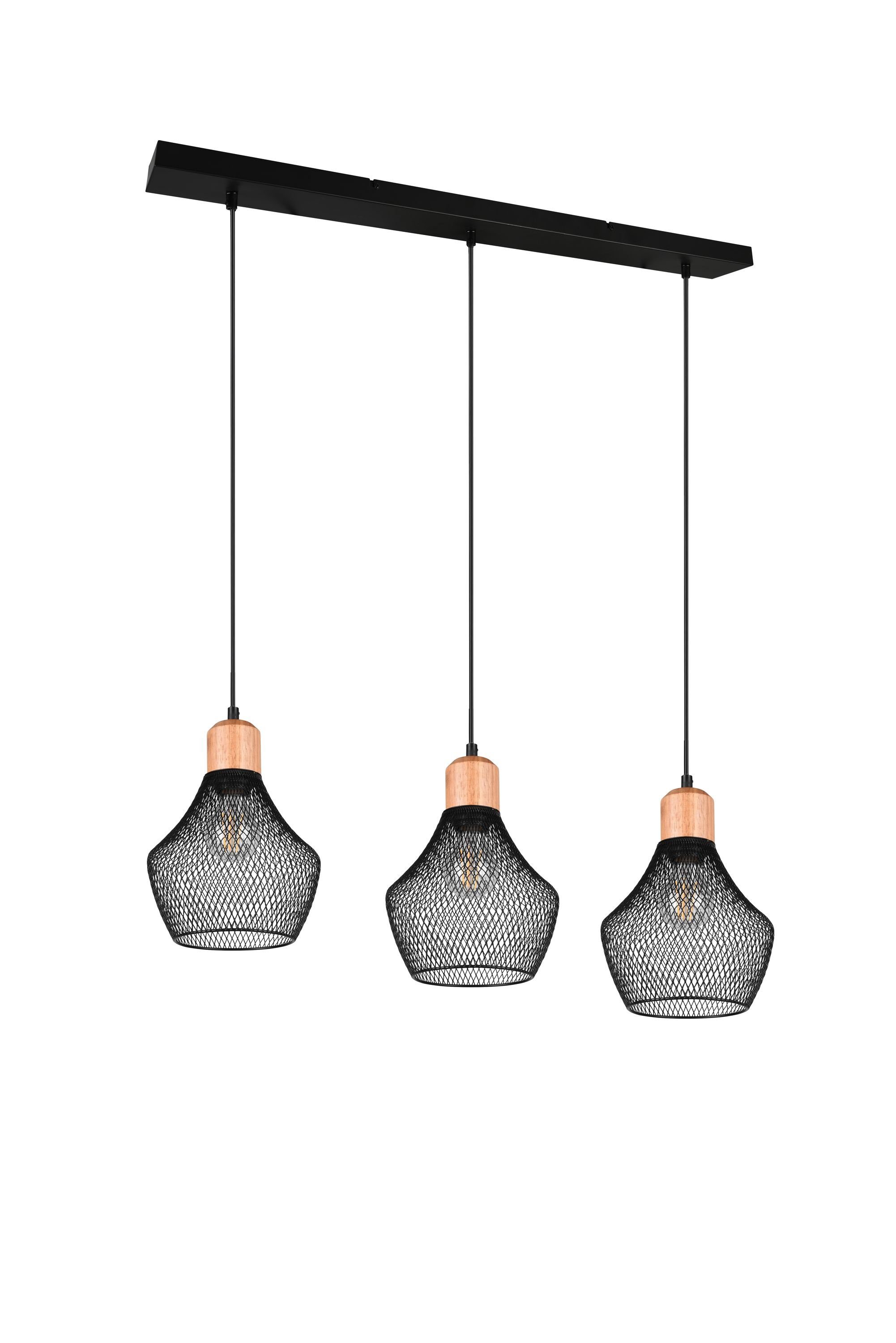 Reality Leuchten Pendelleuchte Reality Leuchten Pendelleuchte VALERIA BHT 80x150x18 cm schwarz