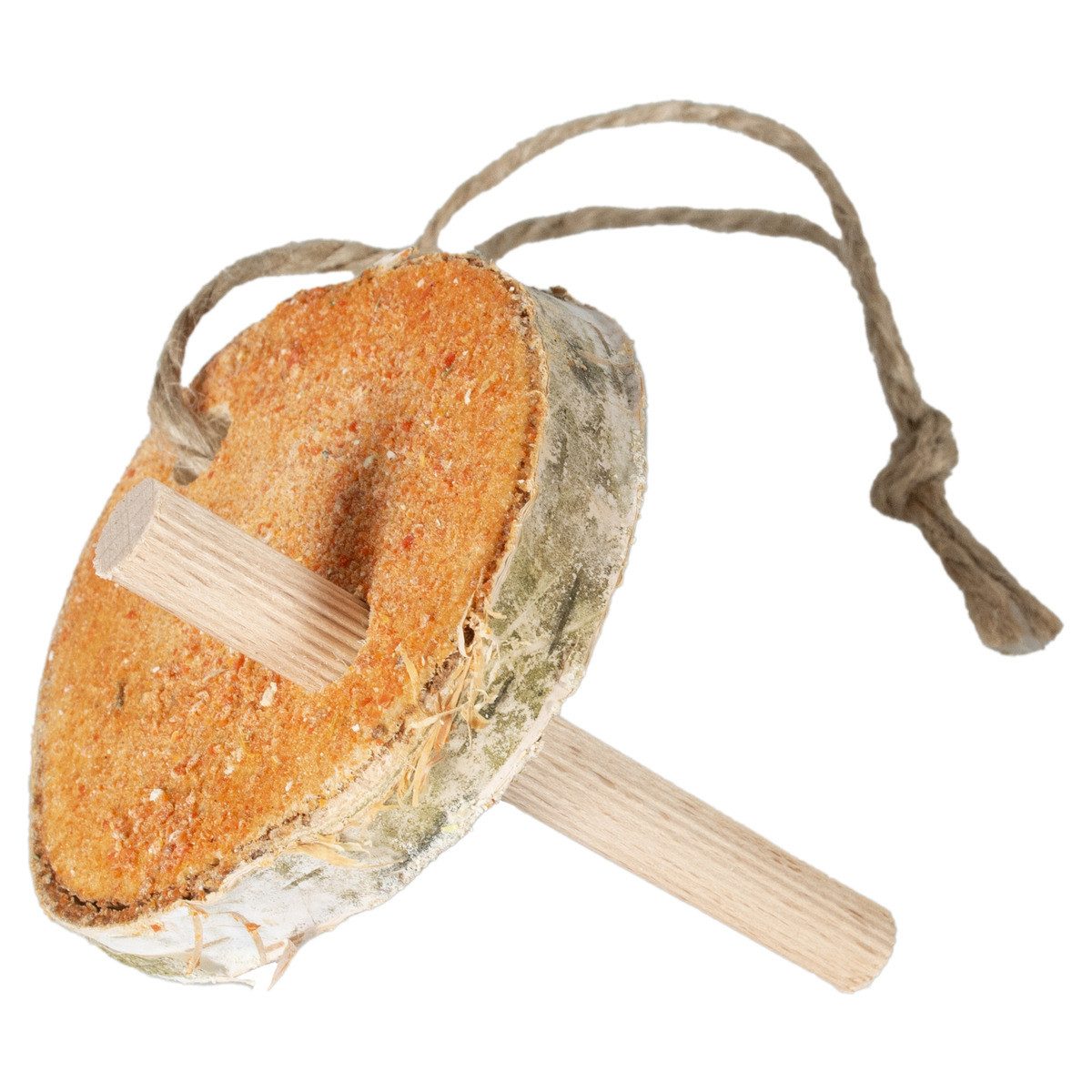 DUVO+ Vogelsnack Birkenstamm Karotte & Pastinake 40 g, Trockenfutter für: Vogel
