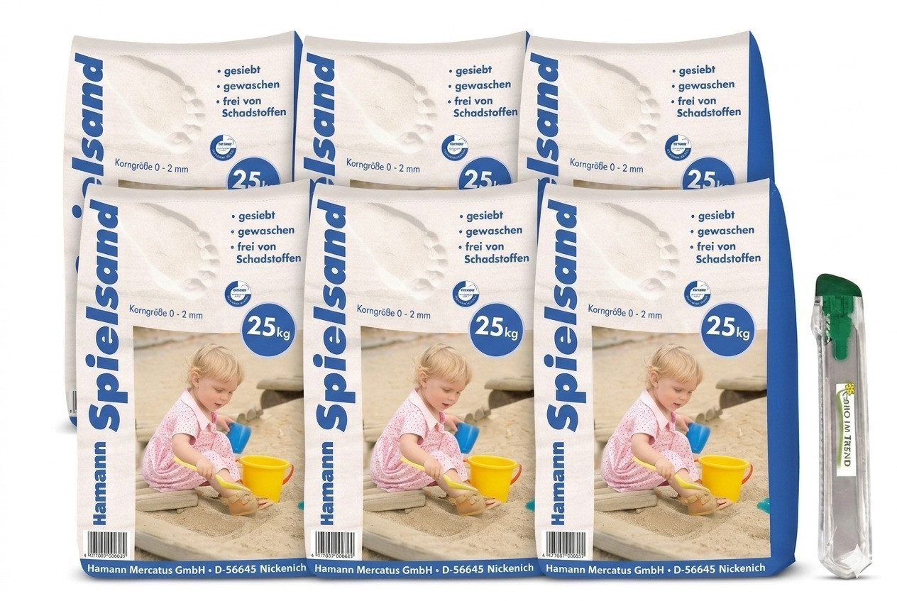 Hamann Mercatus GmbH Spielsand Hamann Mercatus Spielsand Classic 25 kg