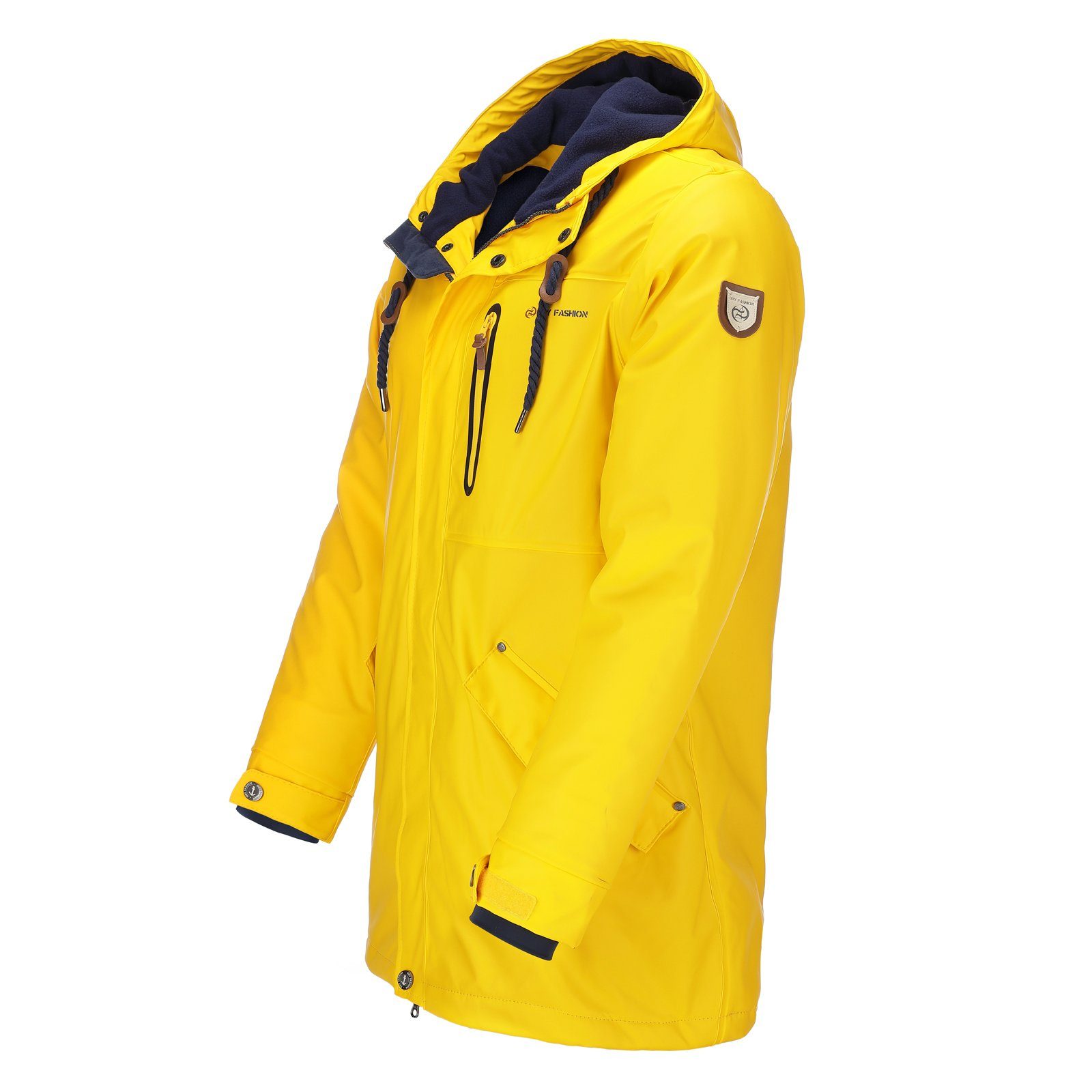 Dry Fashion Regenjacke Bergen Herren Jacke Regenmantel Bergen mit Innenfutter - wind- & wasserdicht