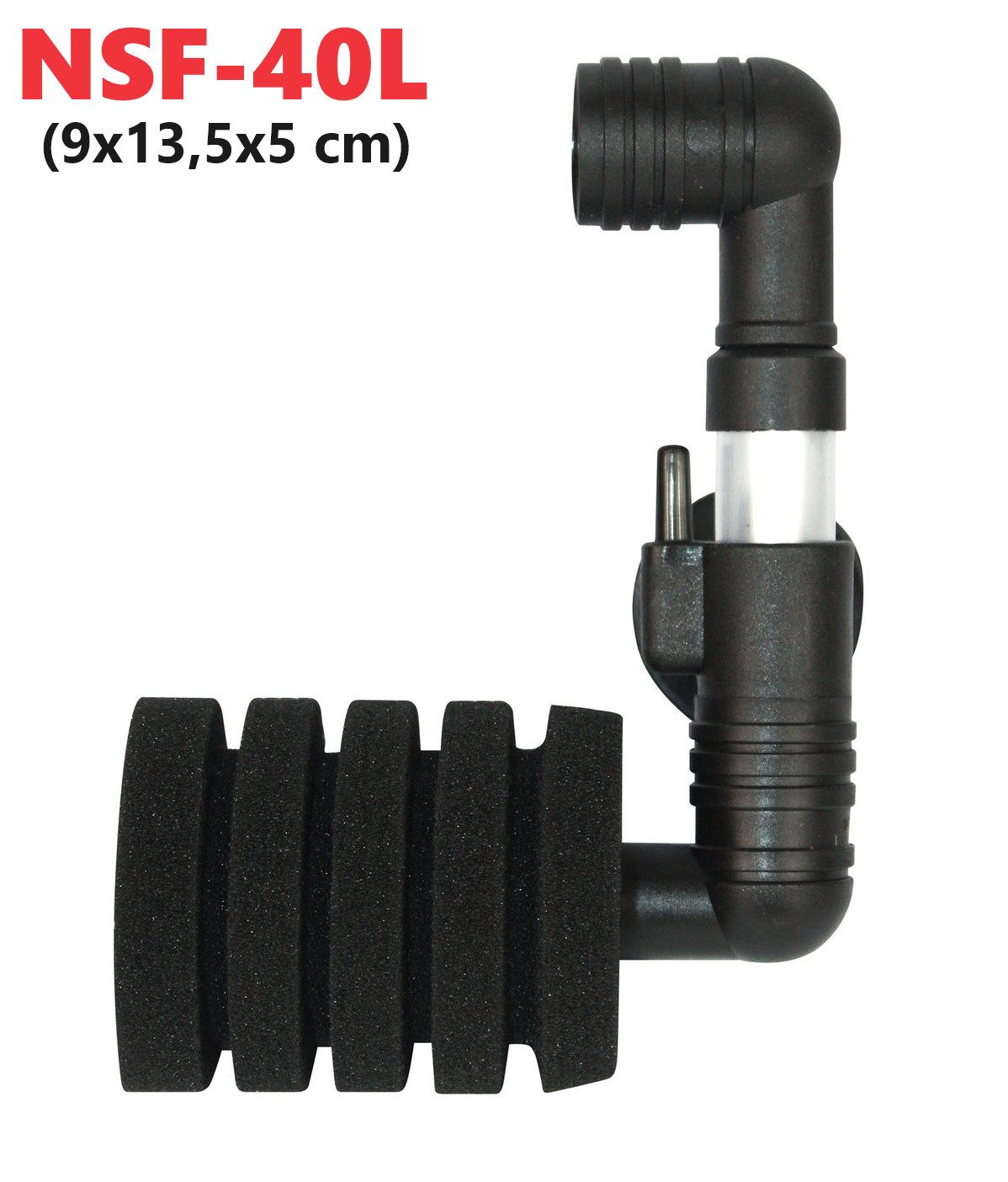 AQUA NOVA Aquariumfilter Aquarium Schwammfilter Innenfilter Luftbetriebener Filterschwamm, Leiser Betrieb, Garnelen & Jungfisch-sicher