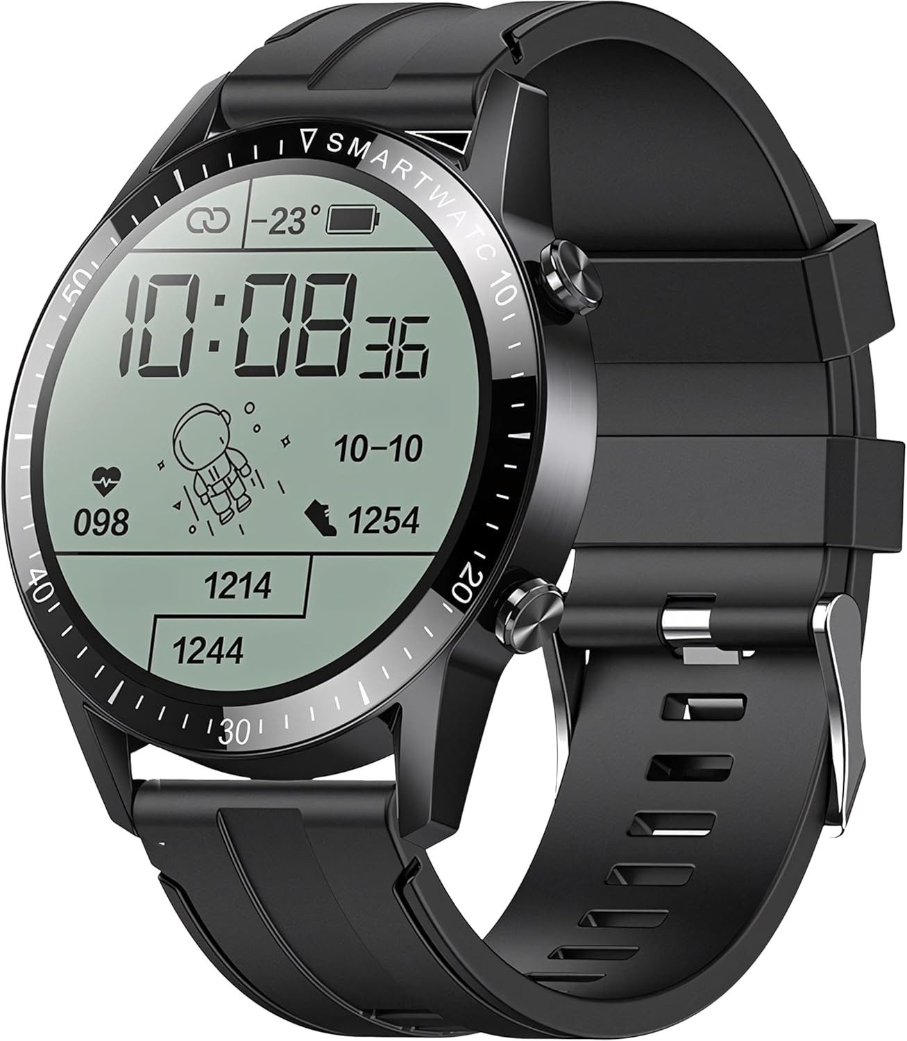 Retoo E743 Smartwatch (3,6 cm, android ios), Smartwatch mit Fitness Tracking und Gesundheitsüberwachung