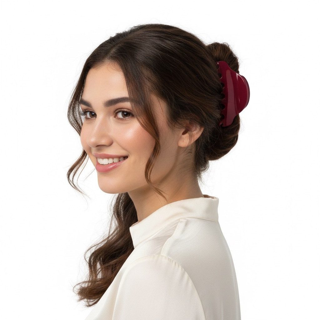 The Beauty House Haarklammer Moderne Haarspange in Pastell-Marmoroptik, – stilvoller Haarschmuck & Haarclip für trendige Frisuren
