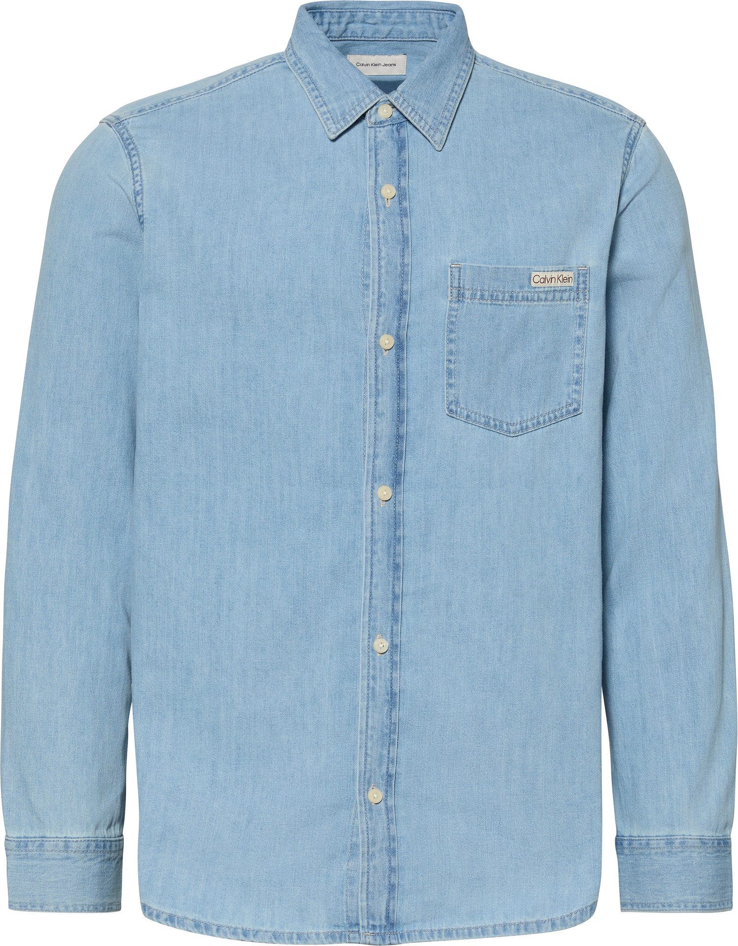 Calvin Klein Jeans Jeanshemd CASUAL CLASSIC Mit Rundhalsausschnitt günstig online kaufen