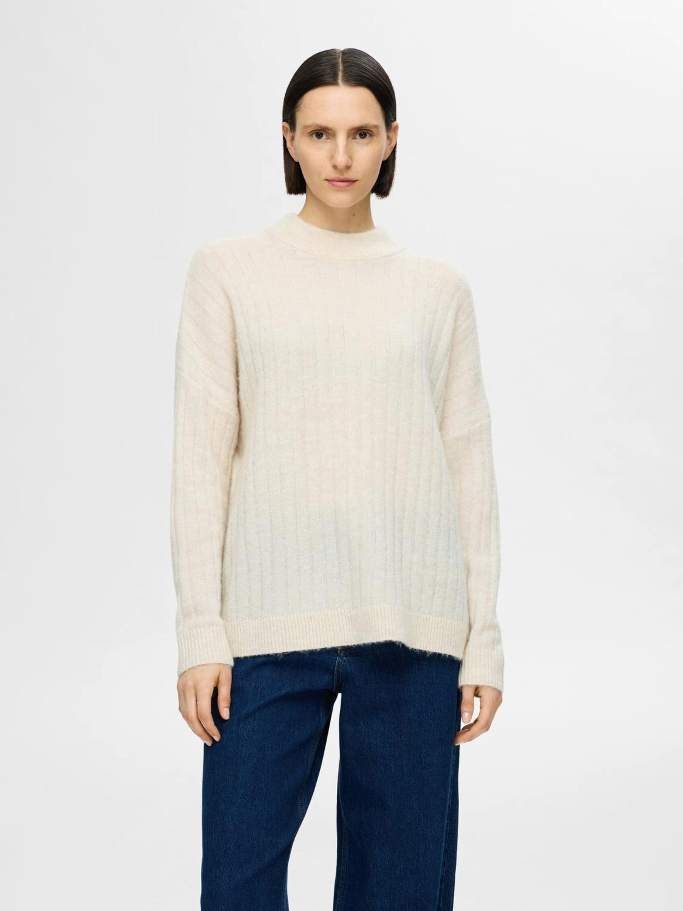 Selected Strickpullover MALINE (1-tlg) Plain/ohne Details günstig online kaufen