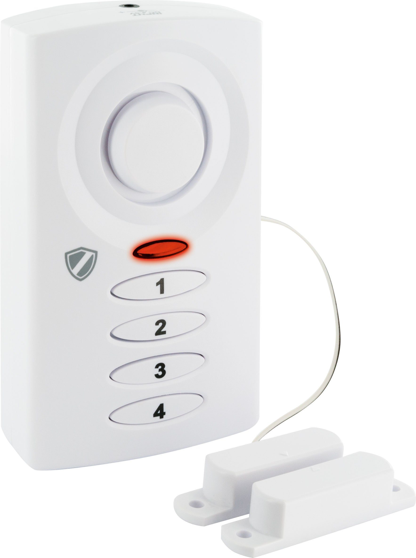 Schwaiger HSA500 532 Türöffnungsmelder (Alarm-Ton, Aktivierung/Deaktivierung über 4-stelligen PIN-Code)