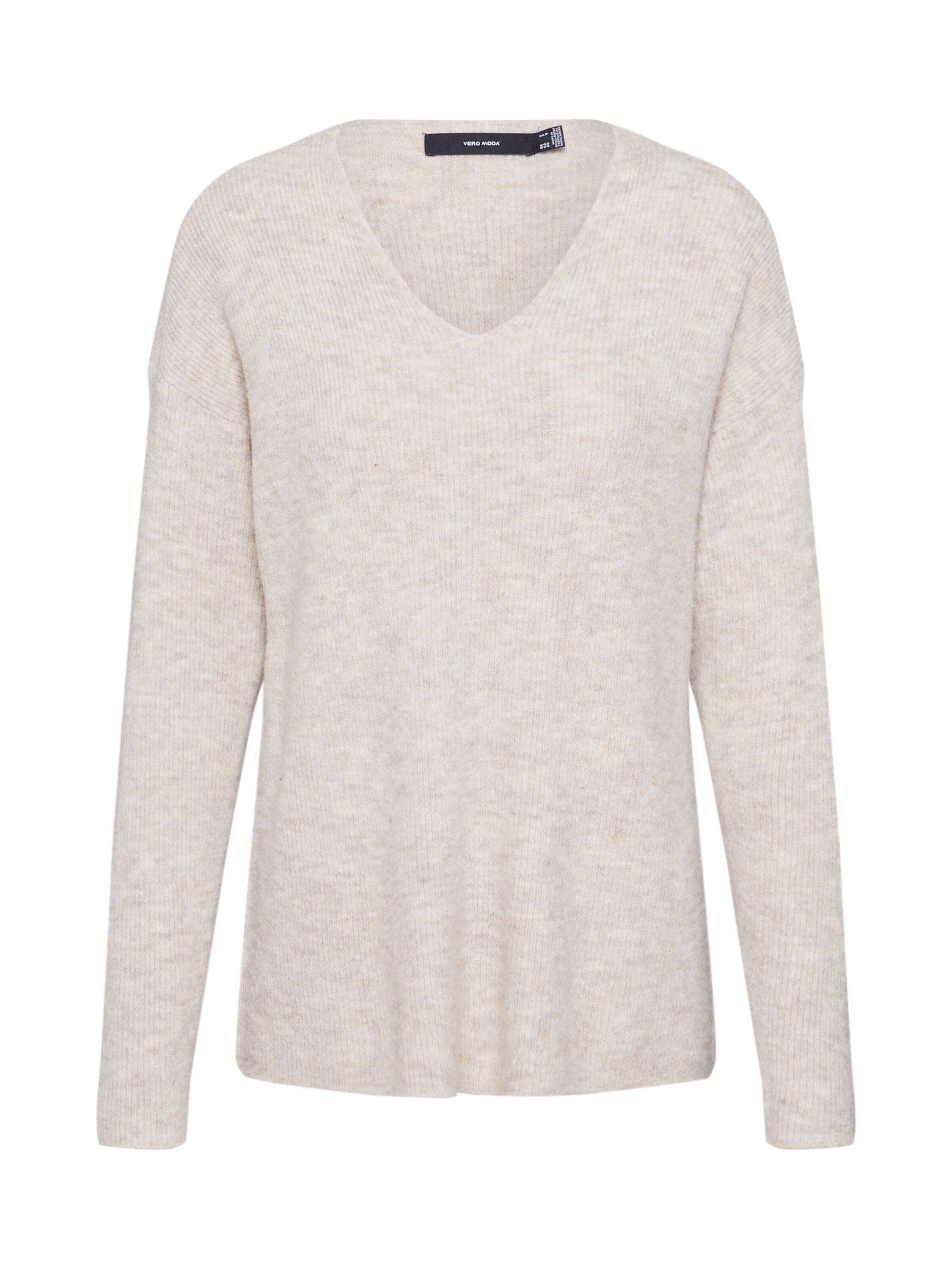 Vero Moda V-Ausschnitt-Pullover VMCREWLEFILE LS V-NECK BLOUSE NOOS günstig online kaufen