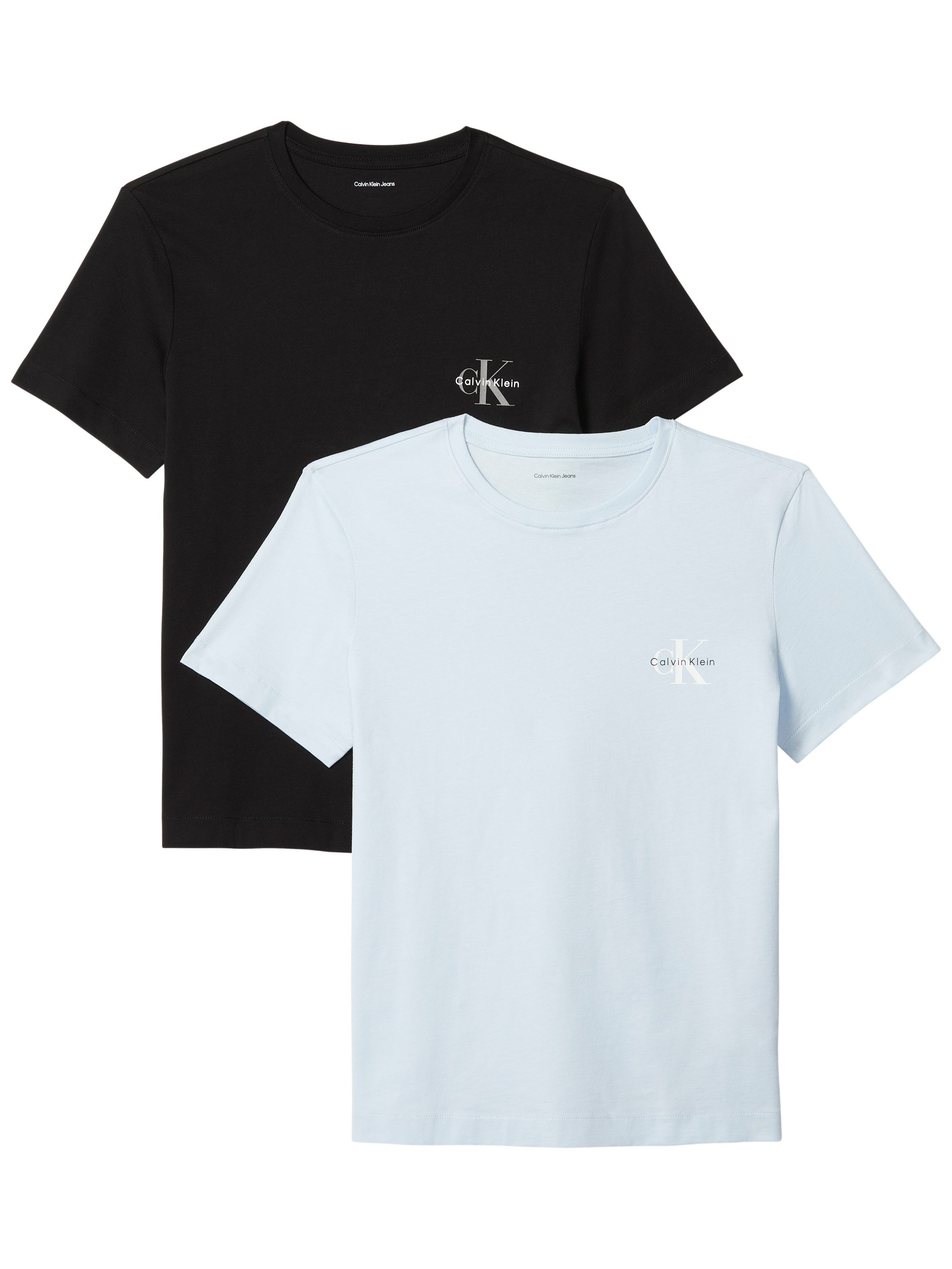 Calvin Klein Jeans T-Shirt MONOLOGO CN 2 PACK TEE (Packung, 2-tlg., 2er-Pack), Logoschriftzug