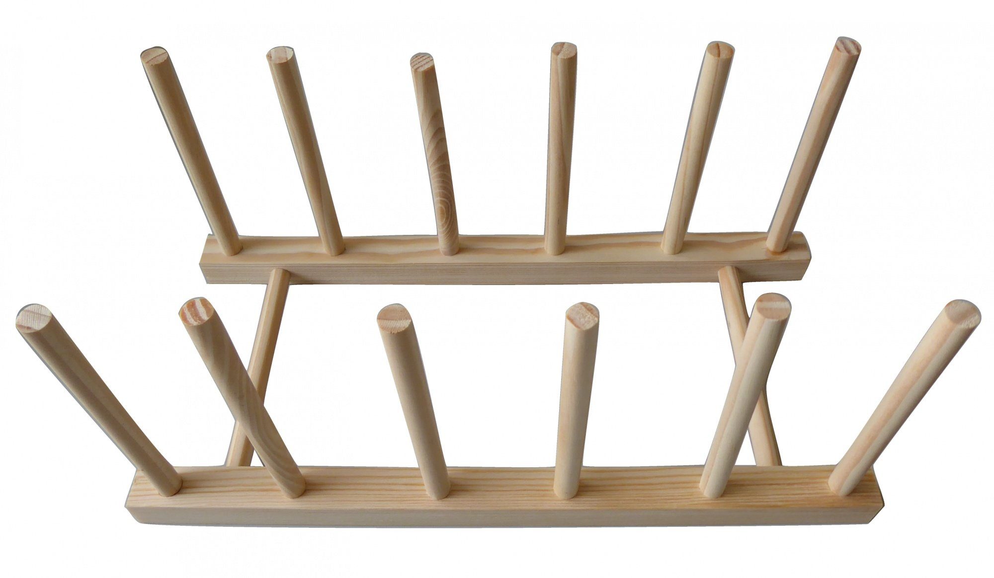 7even Schallplatten Halter / Vinyl Ständer für LPs, Maxis 12" in Holz Optik Plattenspieler