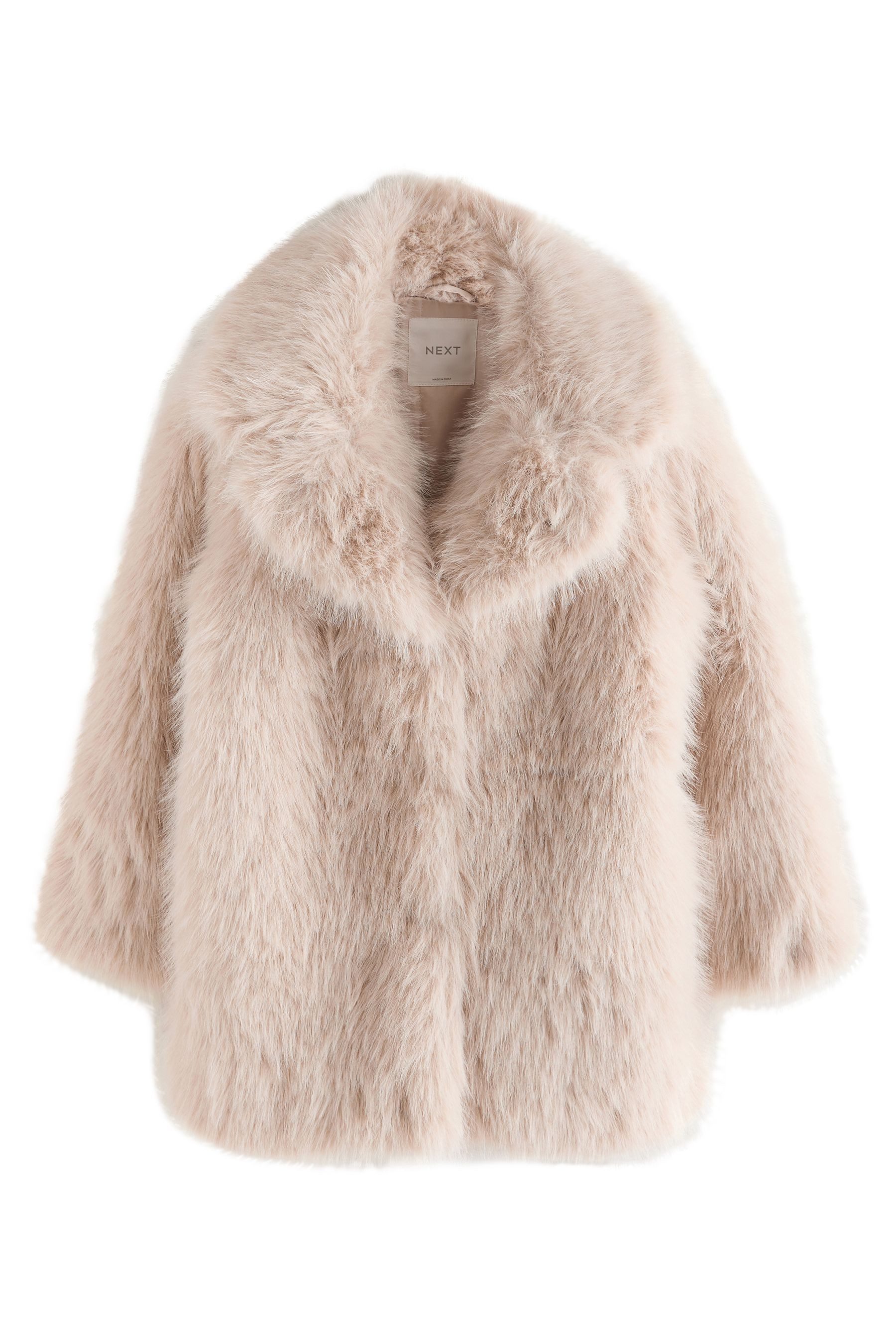 Next Fellimitatmantel Mantel aus Kunstfell (1-tlg) günstig online kaufen