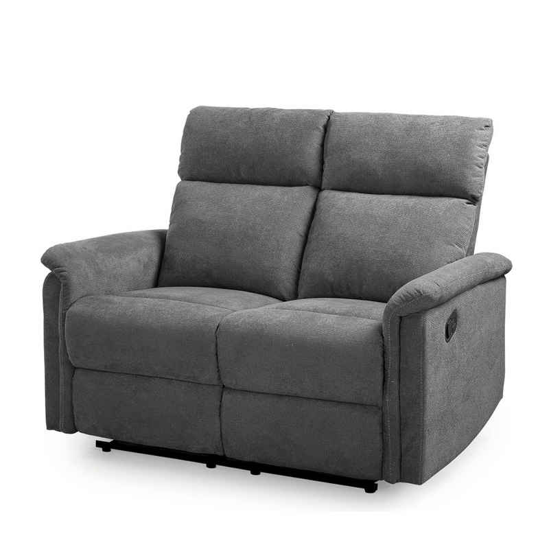 Procom Wohnlandschaft TV Sessel AMRUM 2 Sitzer Couchgarnitur Couch manuell verstellbar