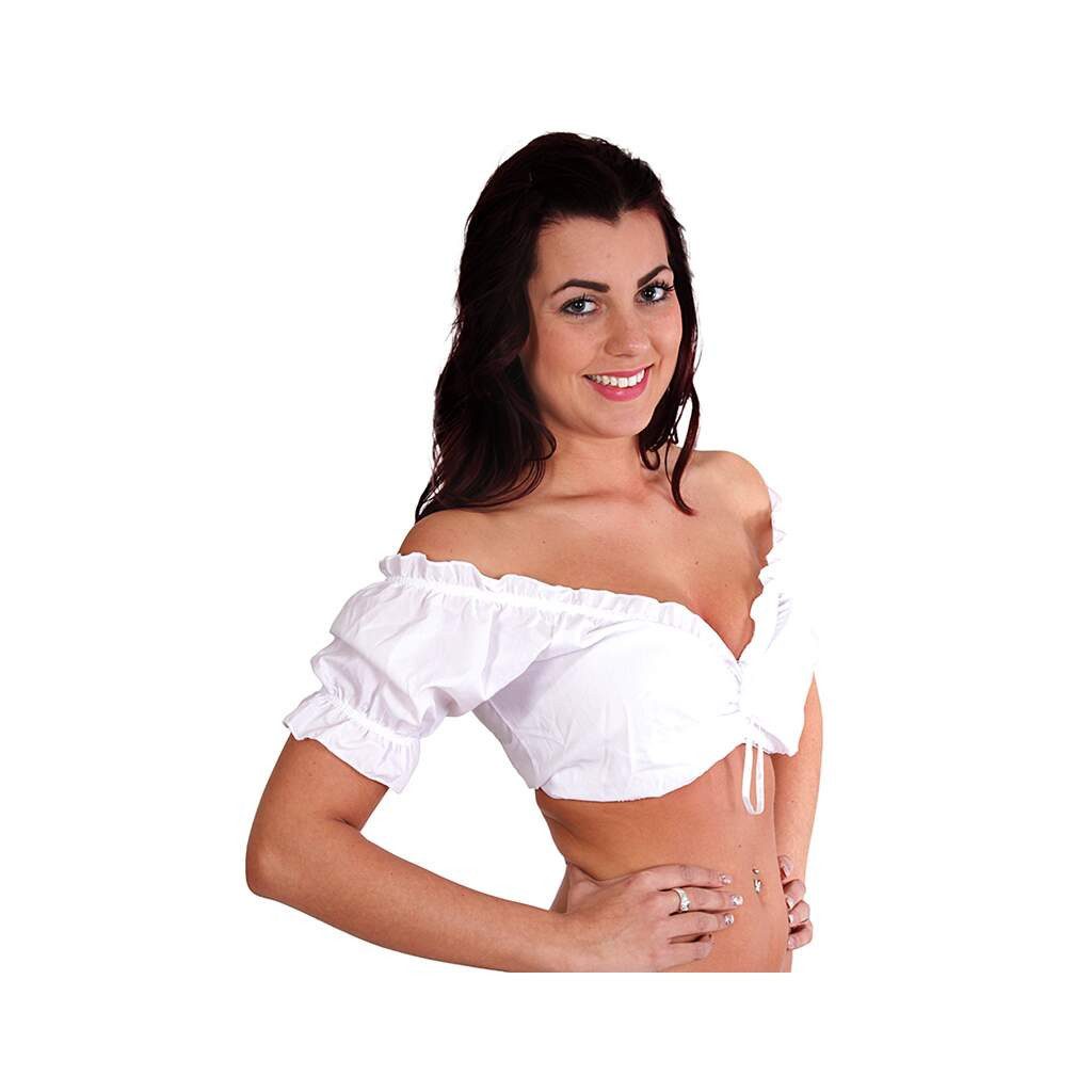 Trachtl Dirndlbluse DIRNDLBLUSE - TRACHTENBLUSE IN WEISS günstig online kaufen