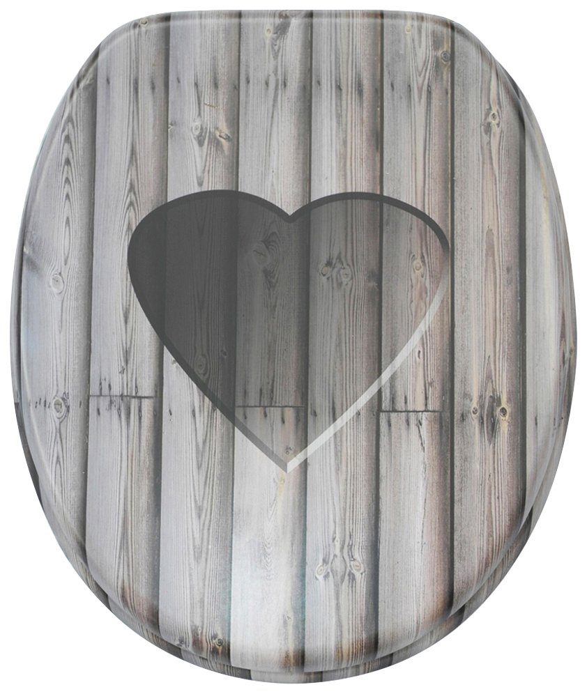 Sanilo WC-Sitz Wooden Heart