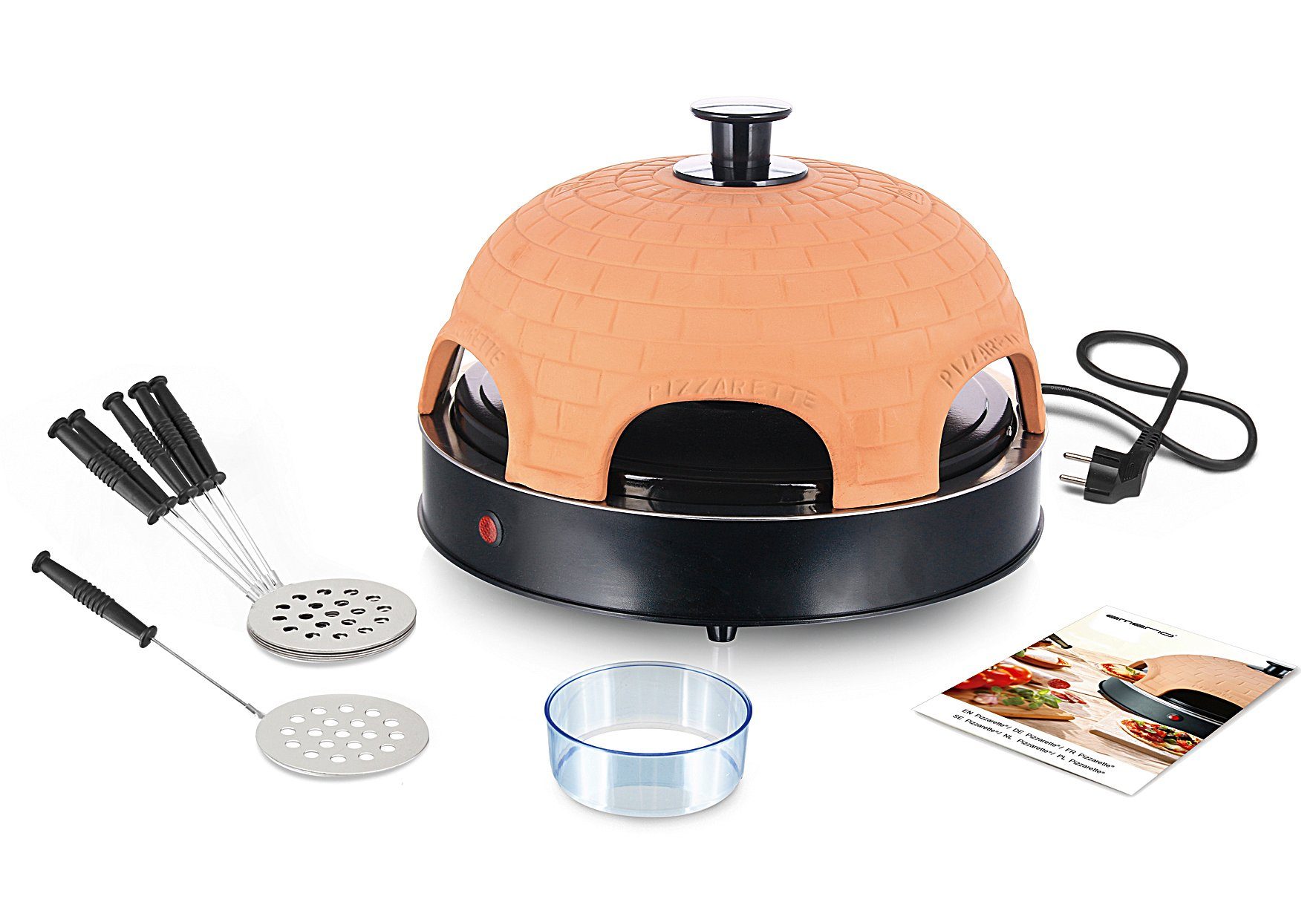 Emerio Pizzaofen PO-115984 für 6 Personen, 1200 W