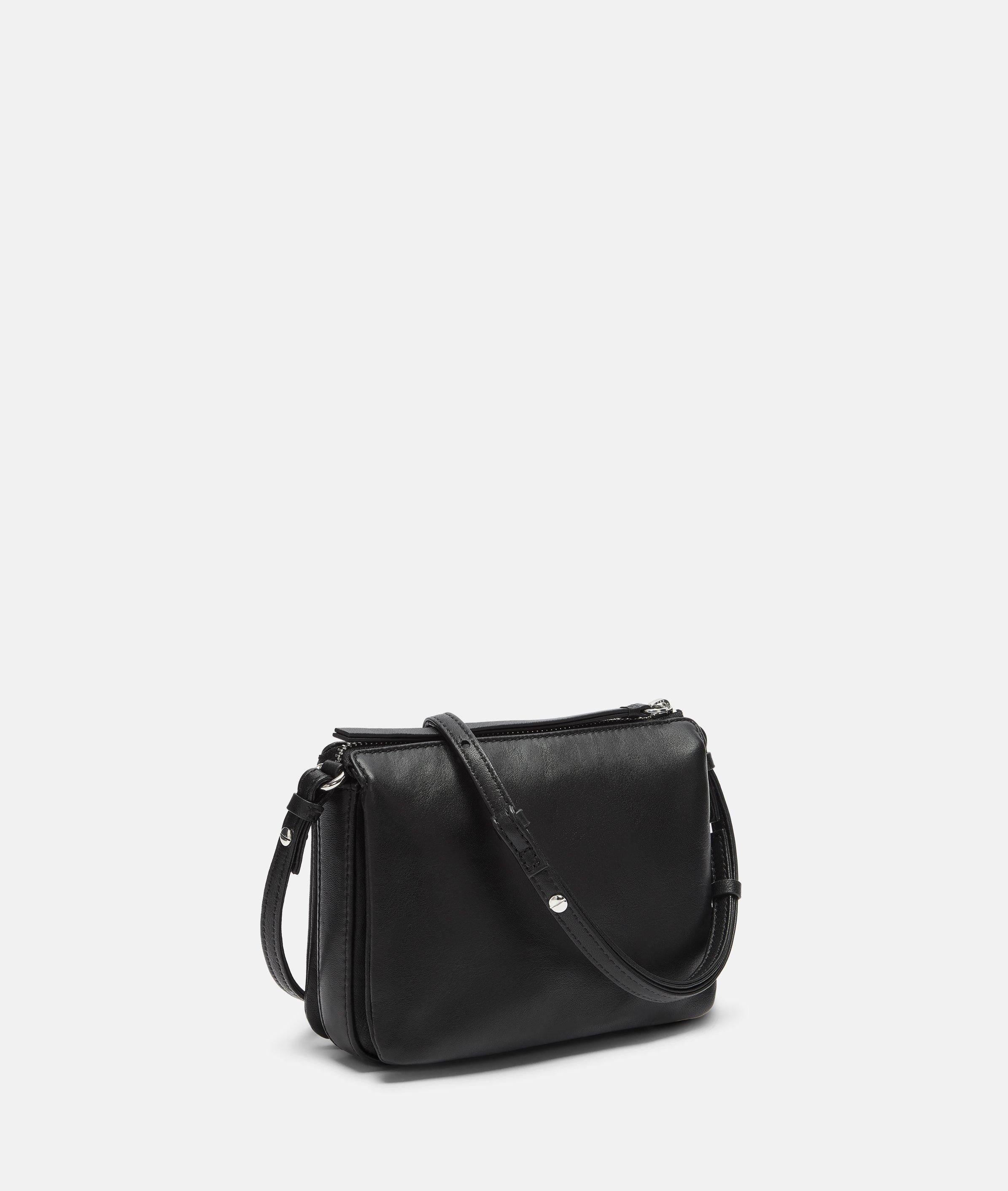 Liebeskind Berlin Umhängetasche Crossbody, Kleine Umhängetasche aus weichem Schafsleder