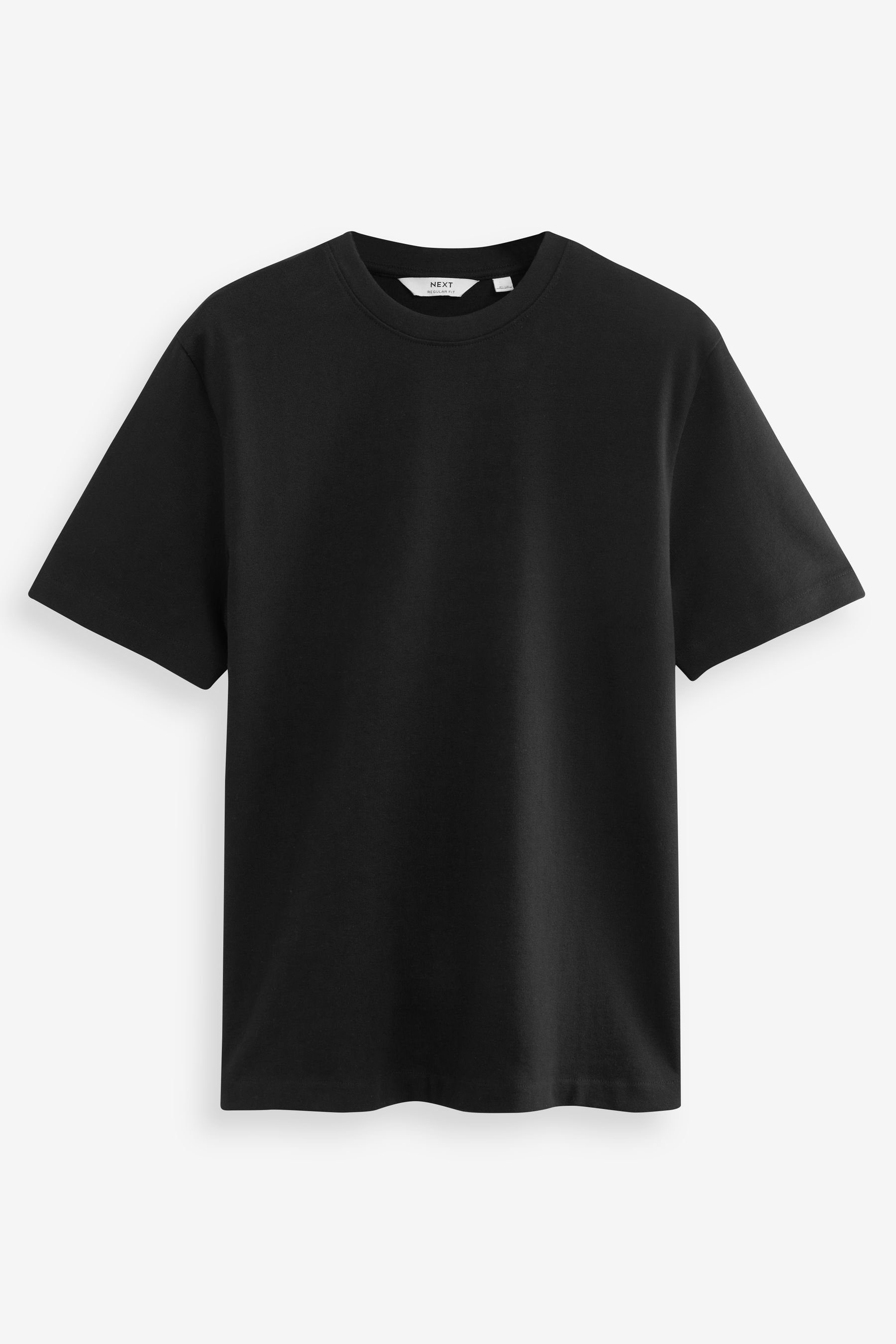 schwerem Black Next aus Stoff (1-tlg) T-Shirt T-Shirt