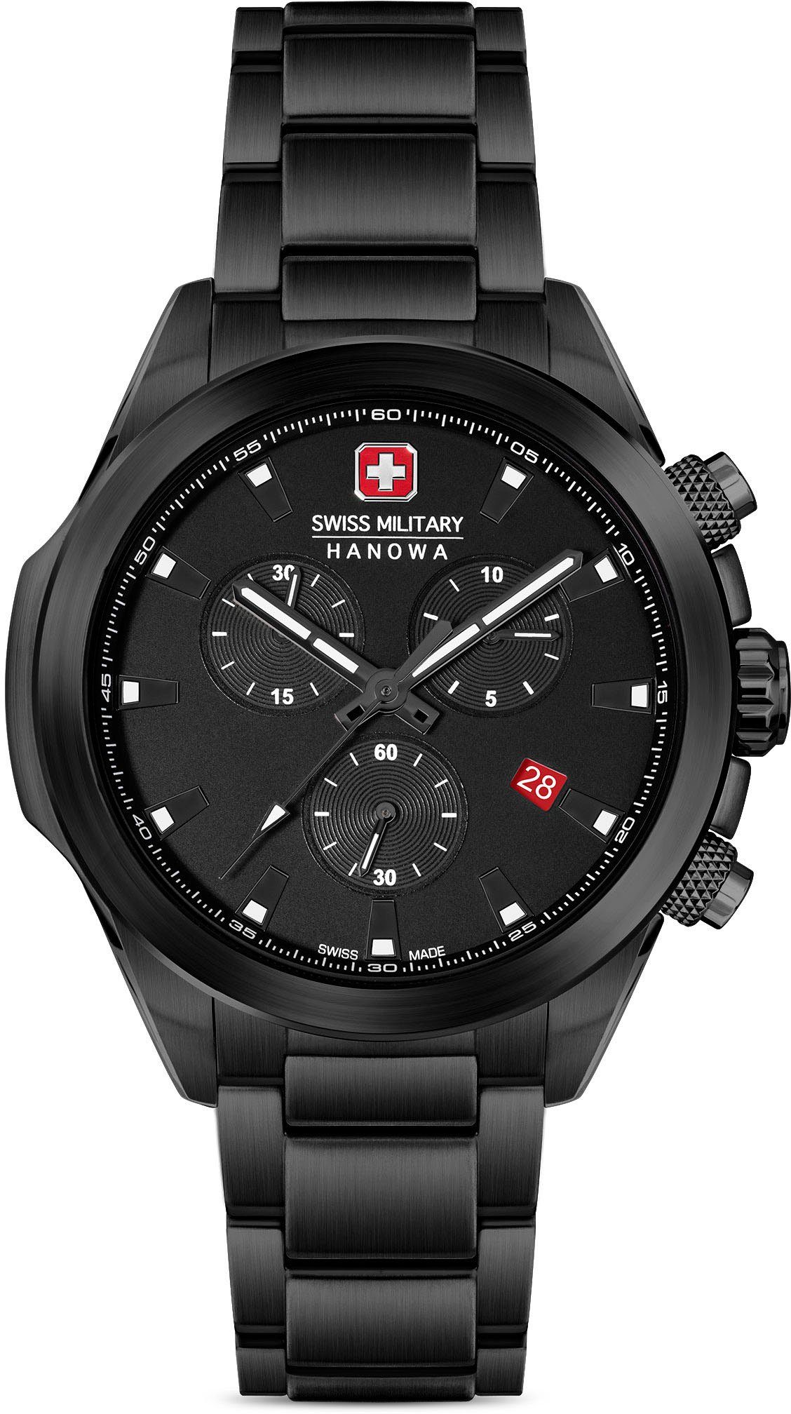 Swiss Hanowa Chronograph VISION, SMWGI0001930 CHIROPTERA Anthrazit NIGHT Military